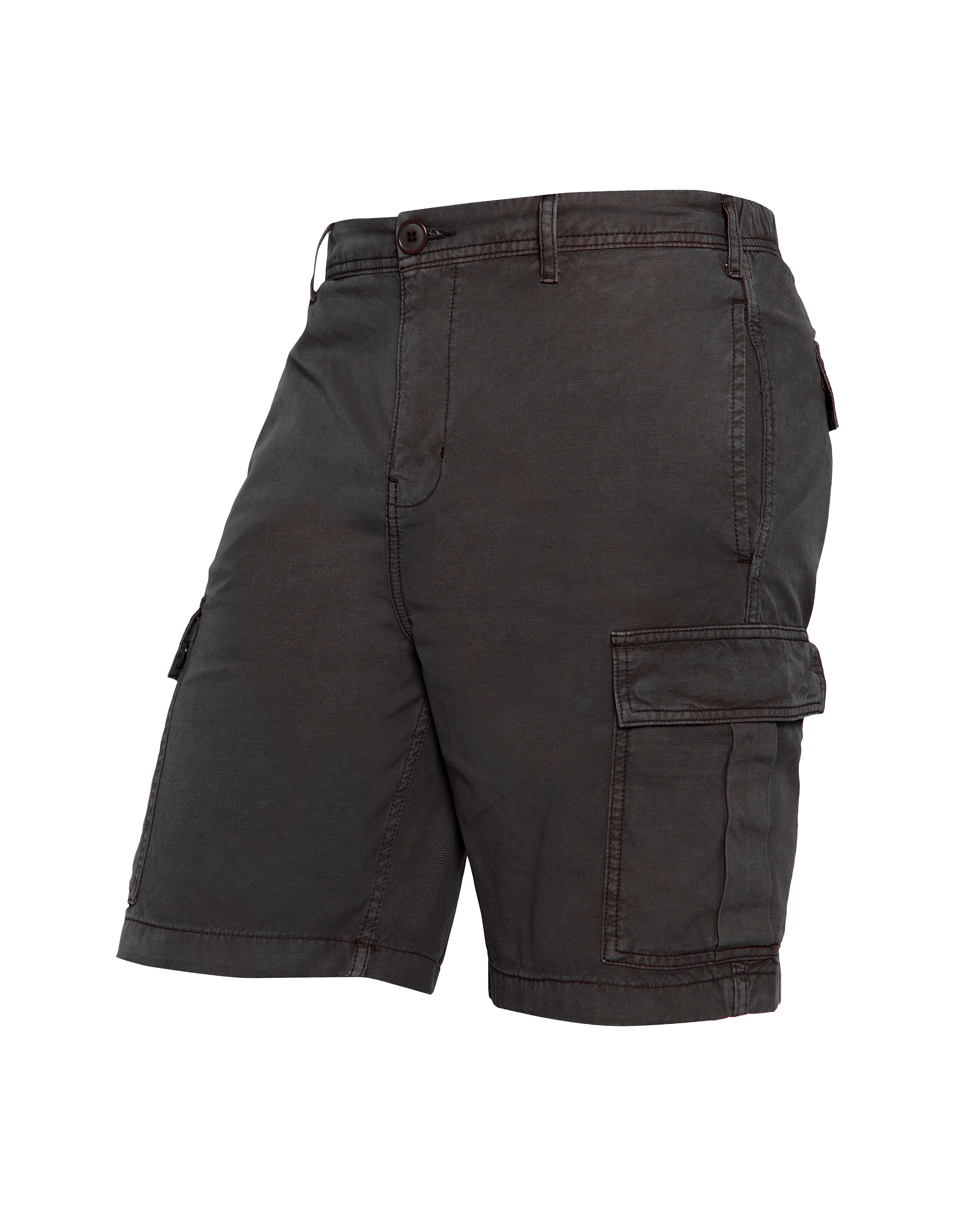 Schwarze Army-Shorts mit mehreren Taschen-4