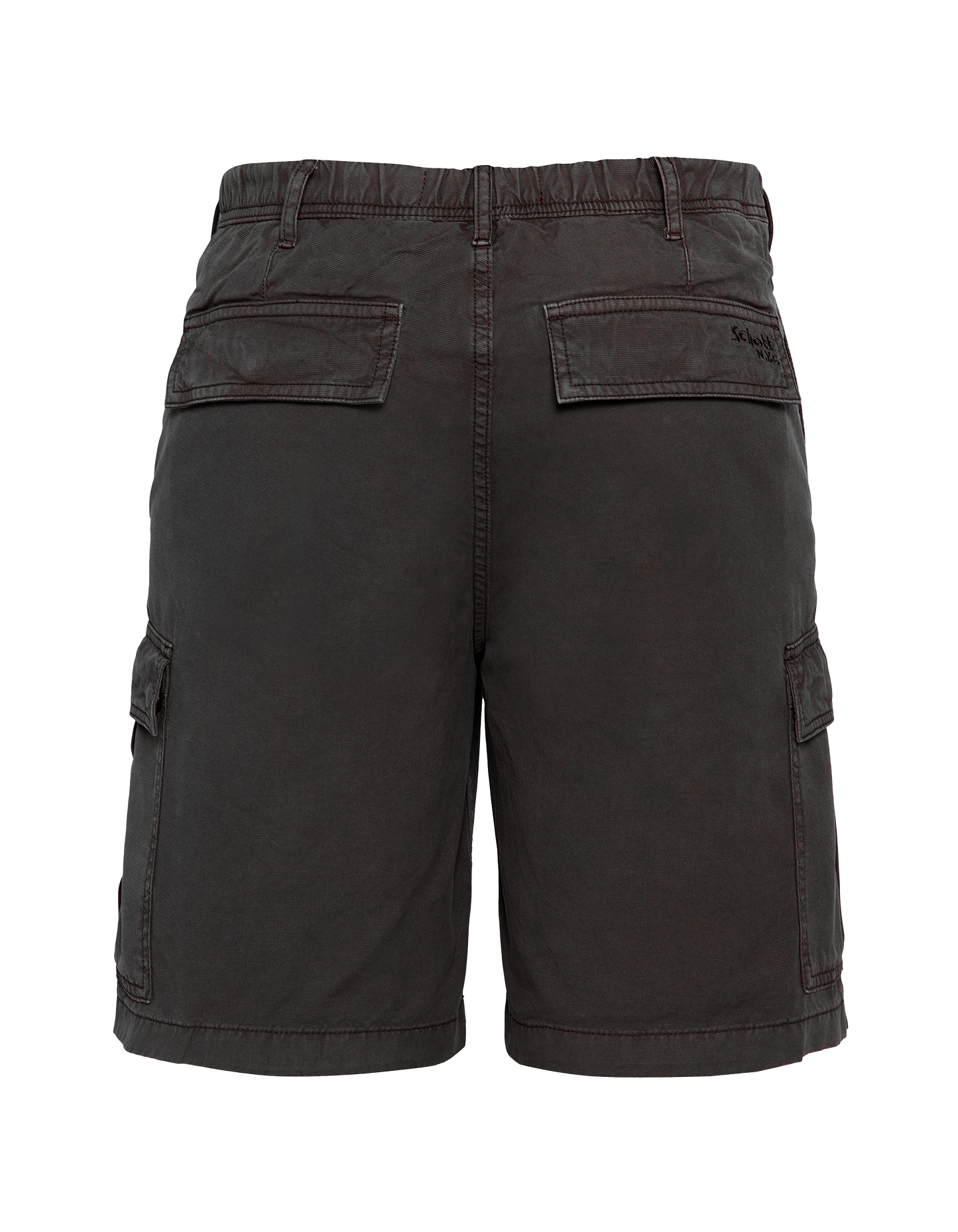 Schwarze Army-Shorts mit mehreren Taschen