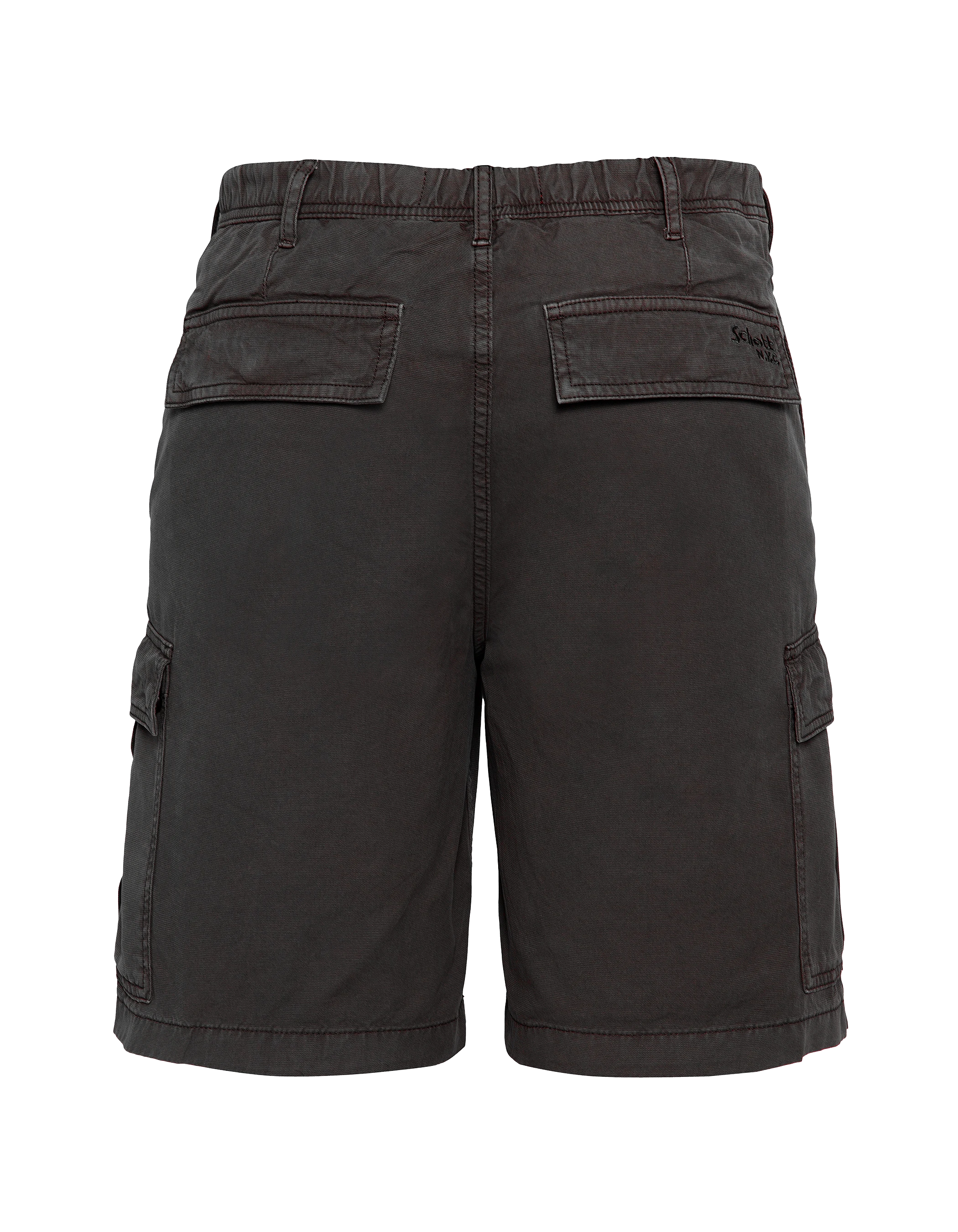 Schwarze Army-Shorts mit mehreren Taschen-2