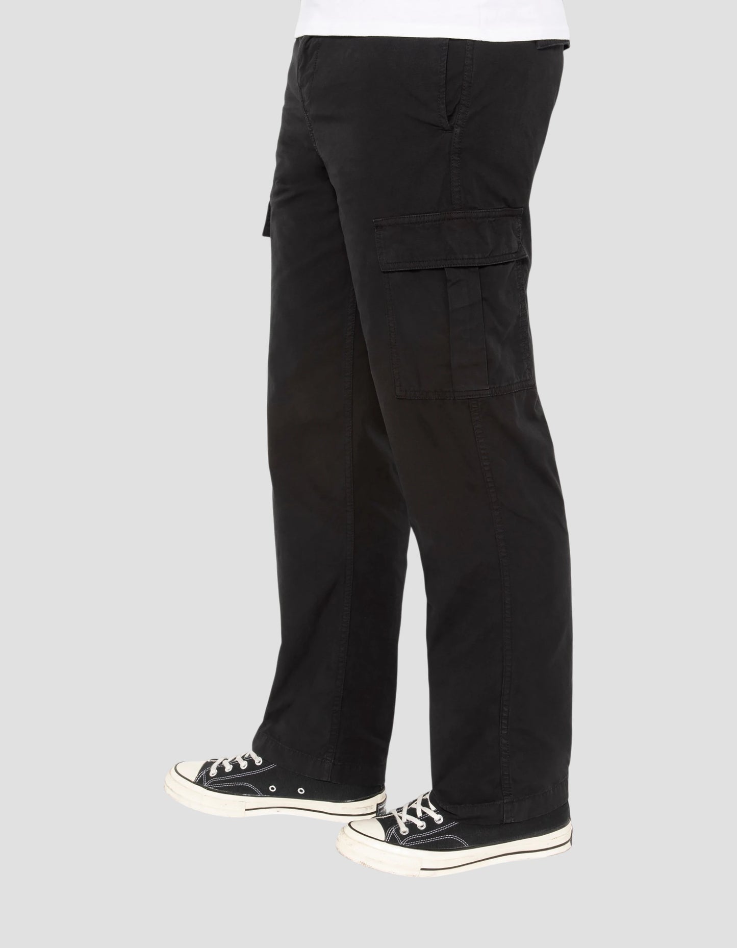 Schwarze Armeehose mit mehreren Taschen
