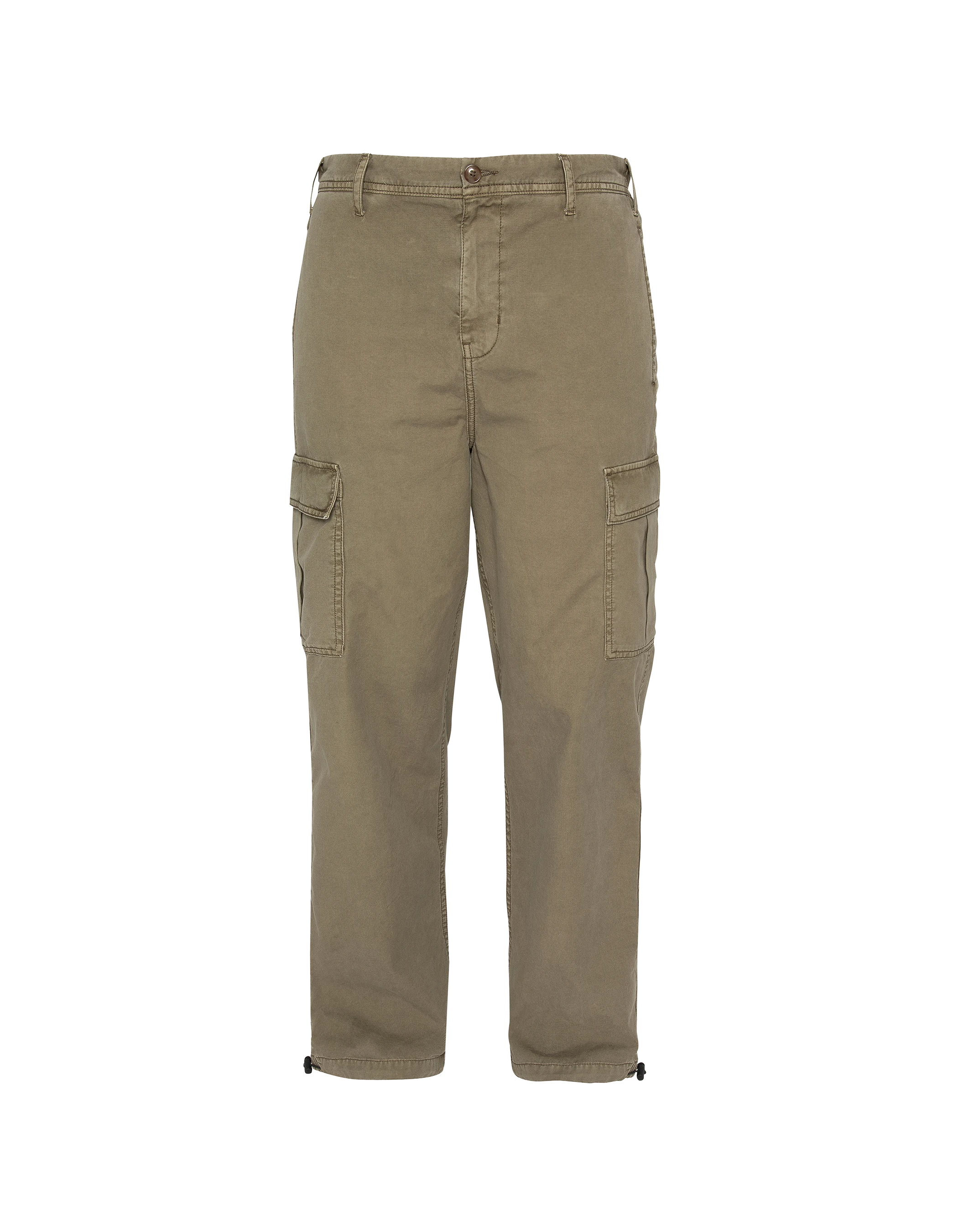 Pantaloni militari multitasche color oliva-1