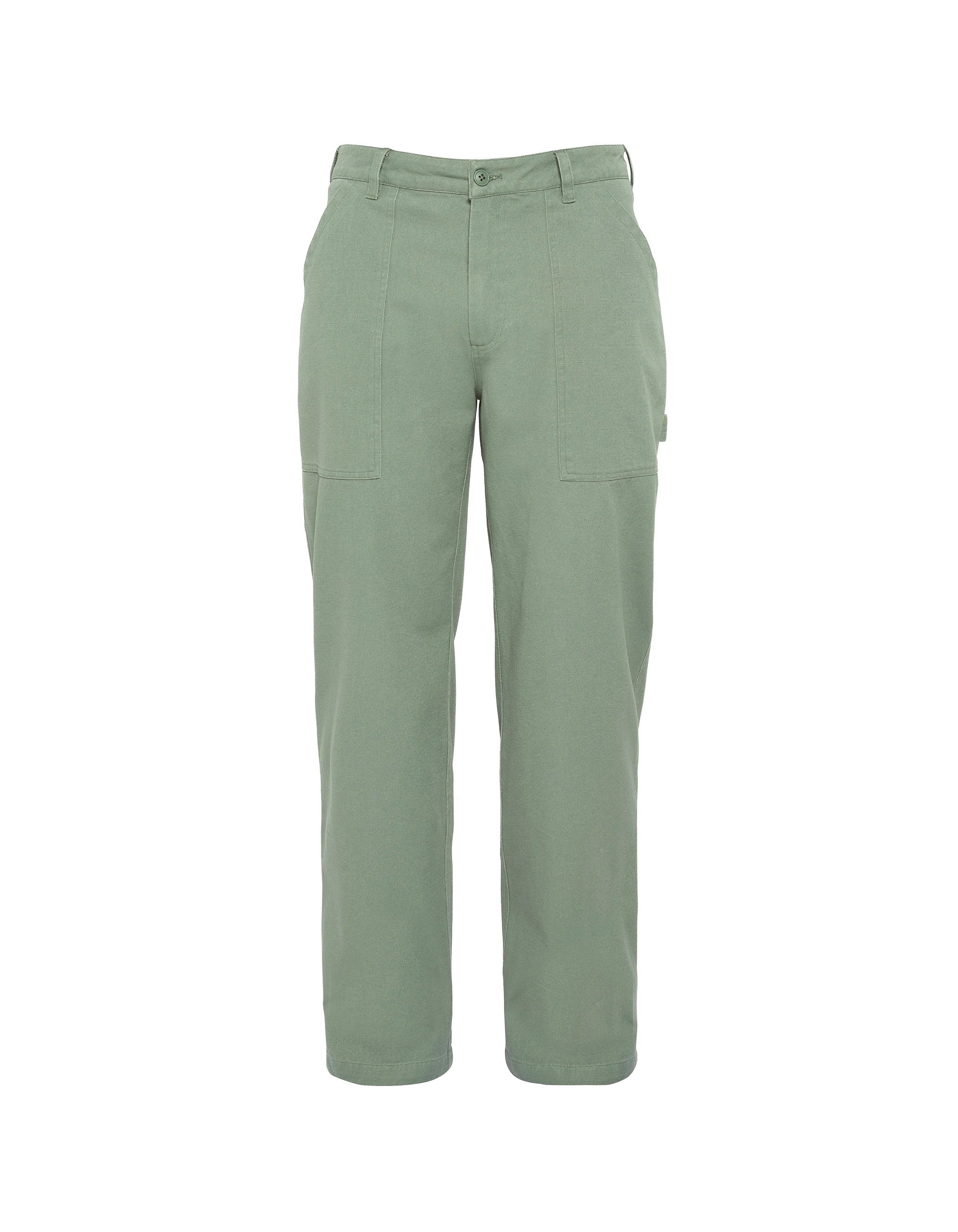 Pantalon carpenter canvas vert-2