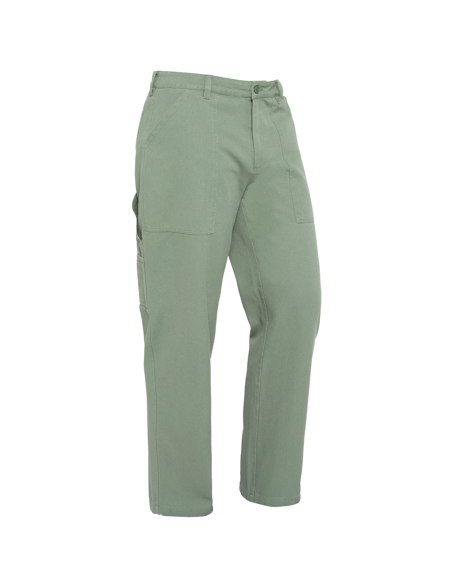 Pantalon carpenter canvas vert