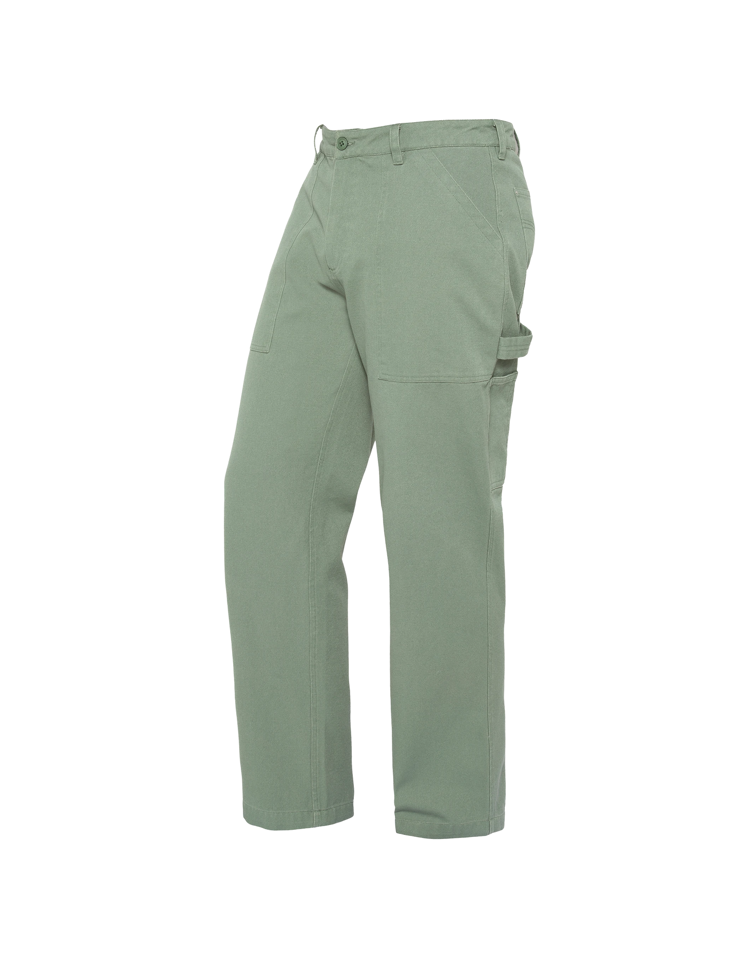 Pantalon carpenter canvas vert