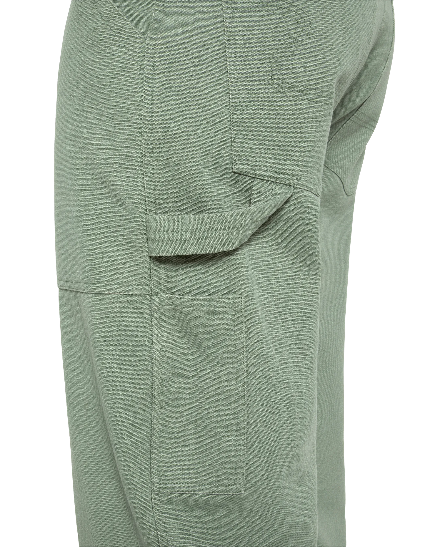 Pantalon carpenter canvas vert