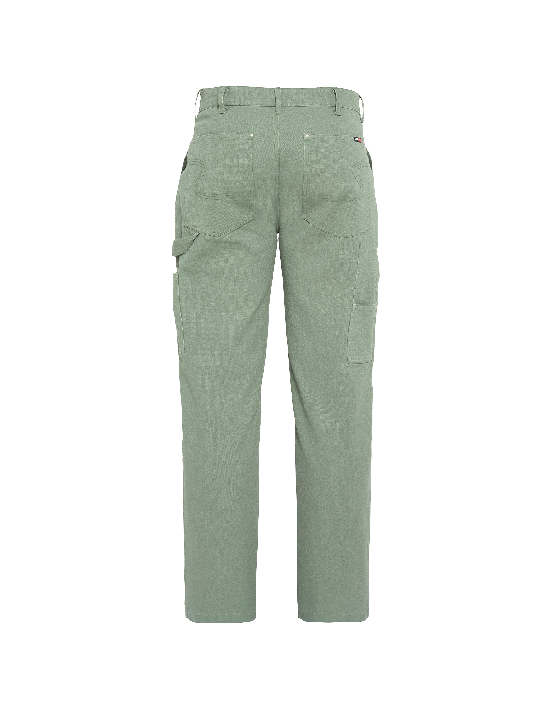 Pantalon carpenter canvas vert-9