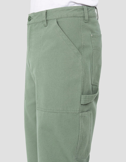 Pantalon carpenter canvas vert