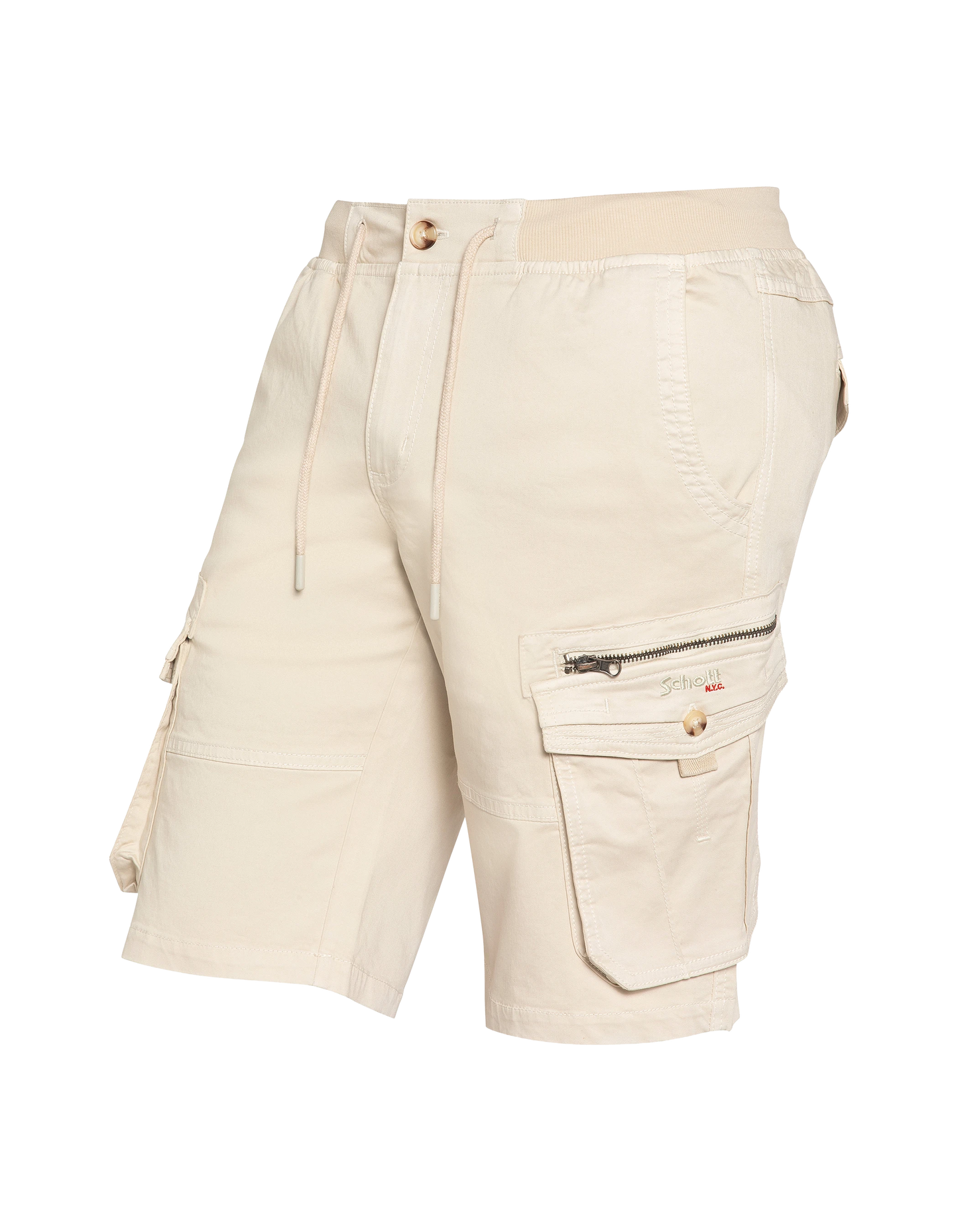 Beige army shorts