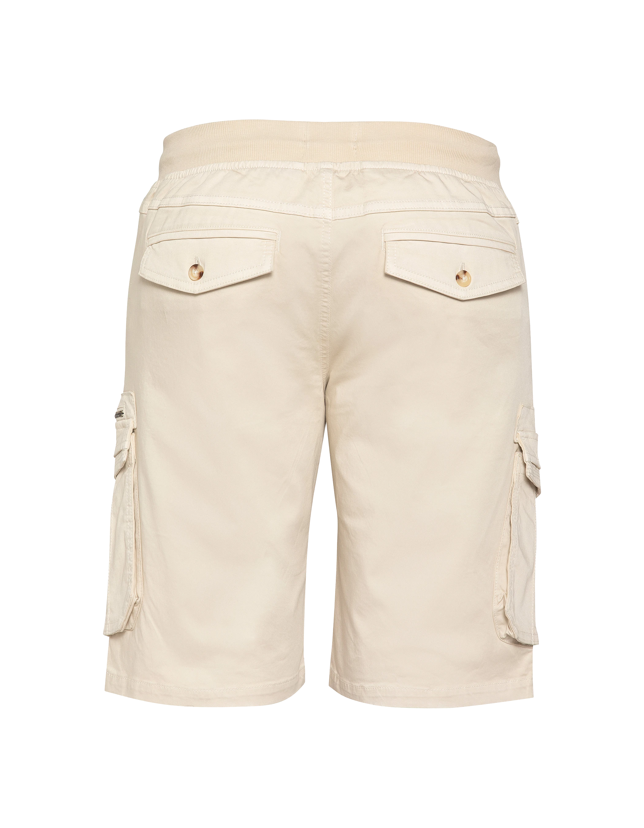 Beige army shorts-2