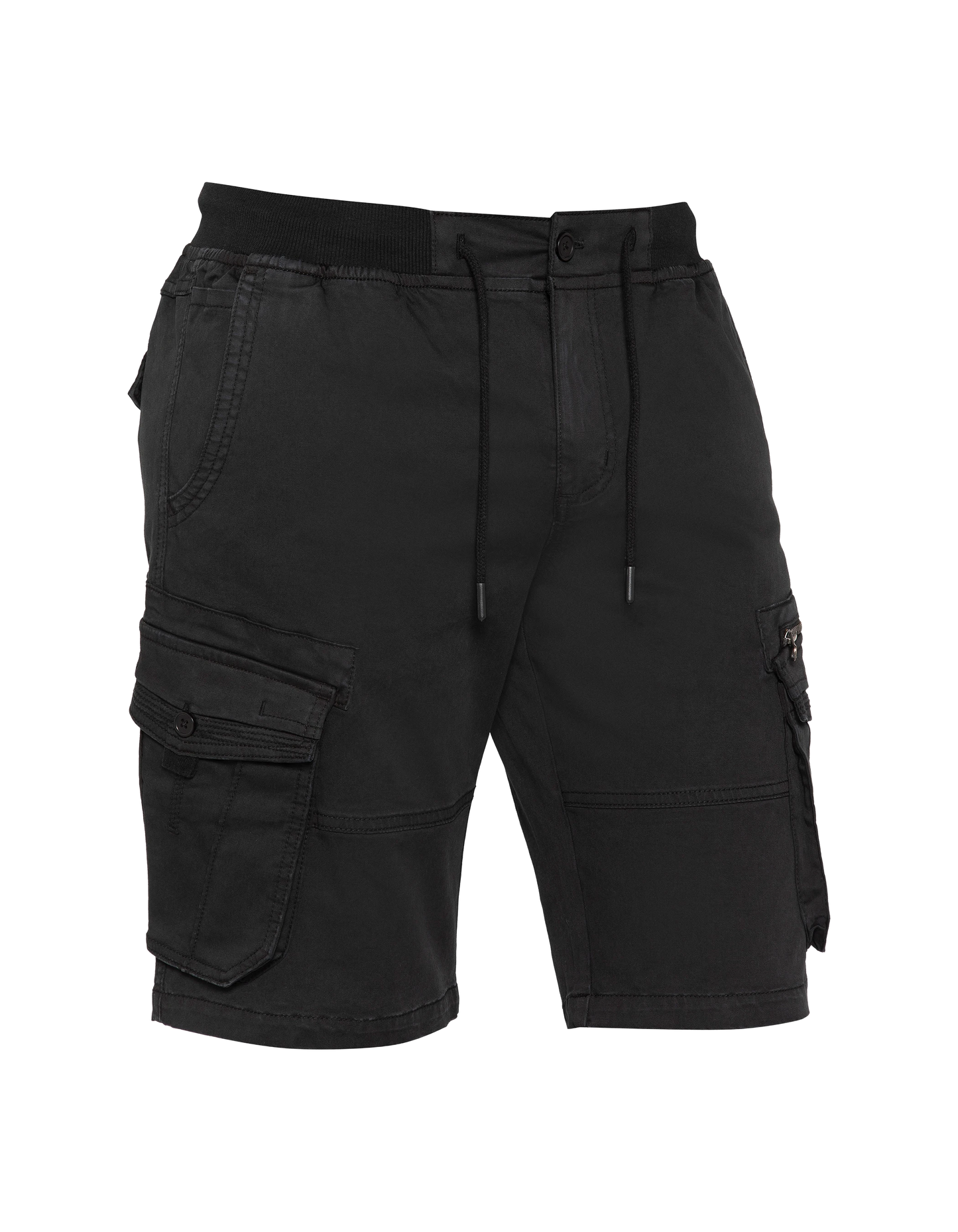 Black army shorts