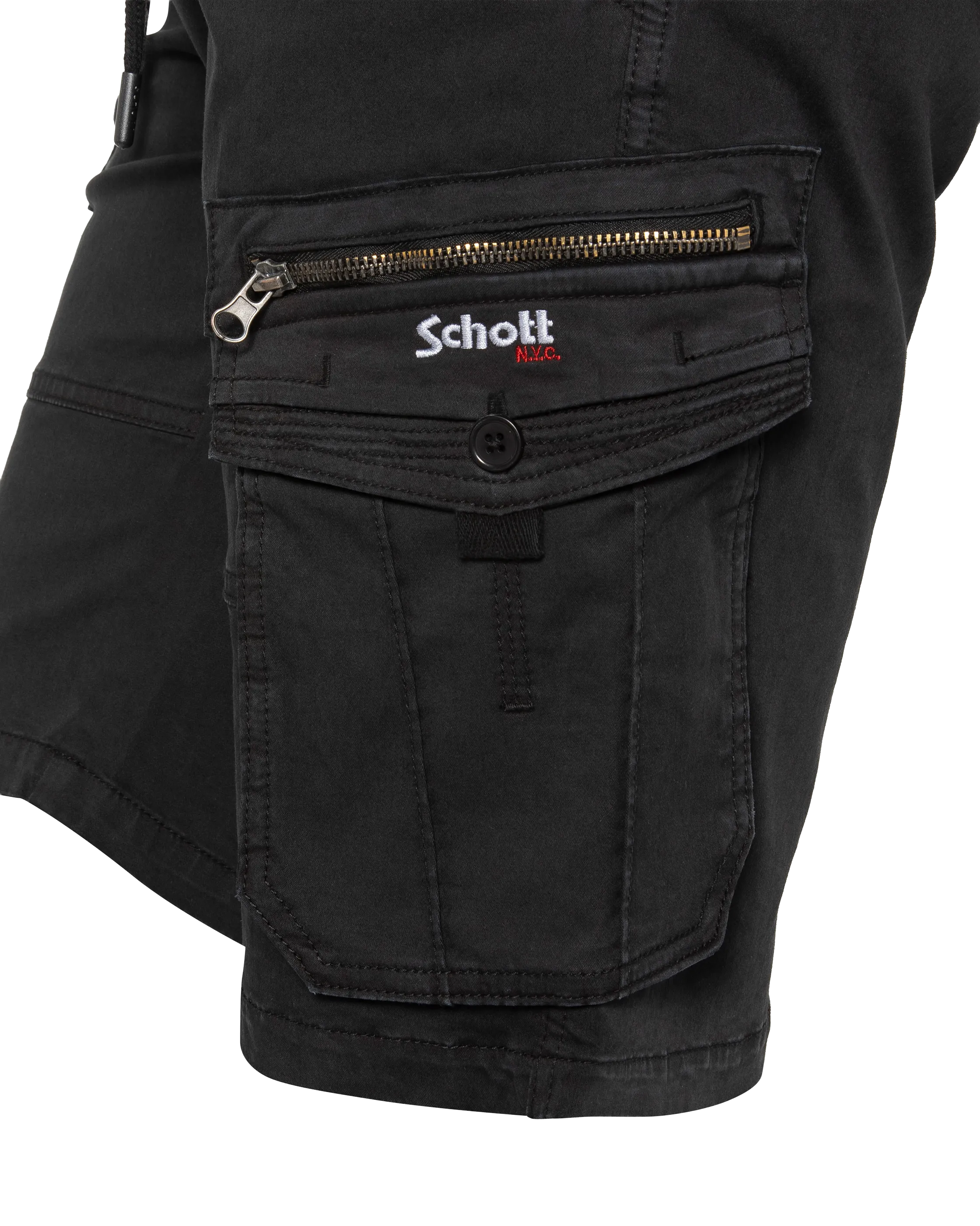 Black army shorts-5