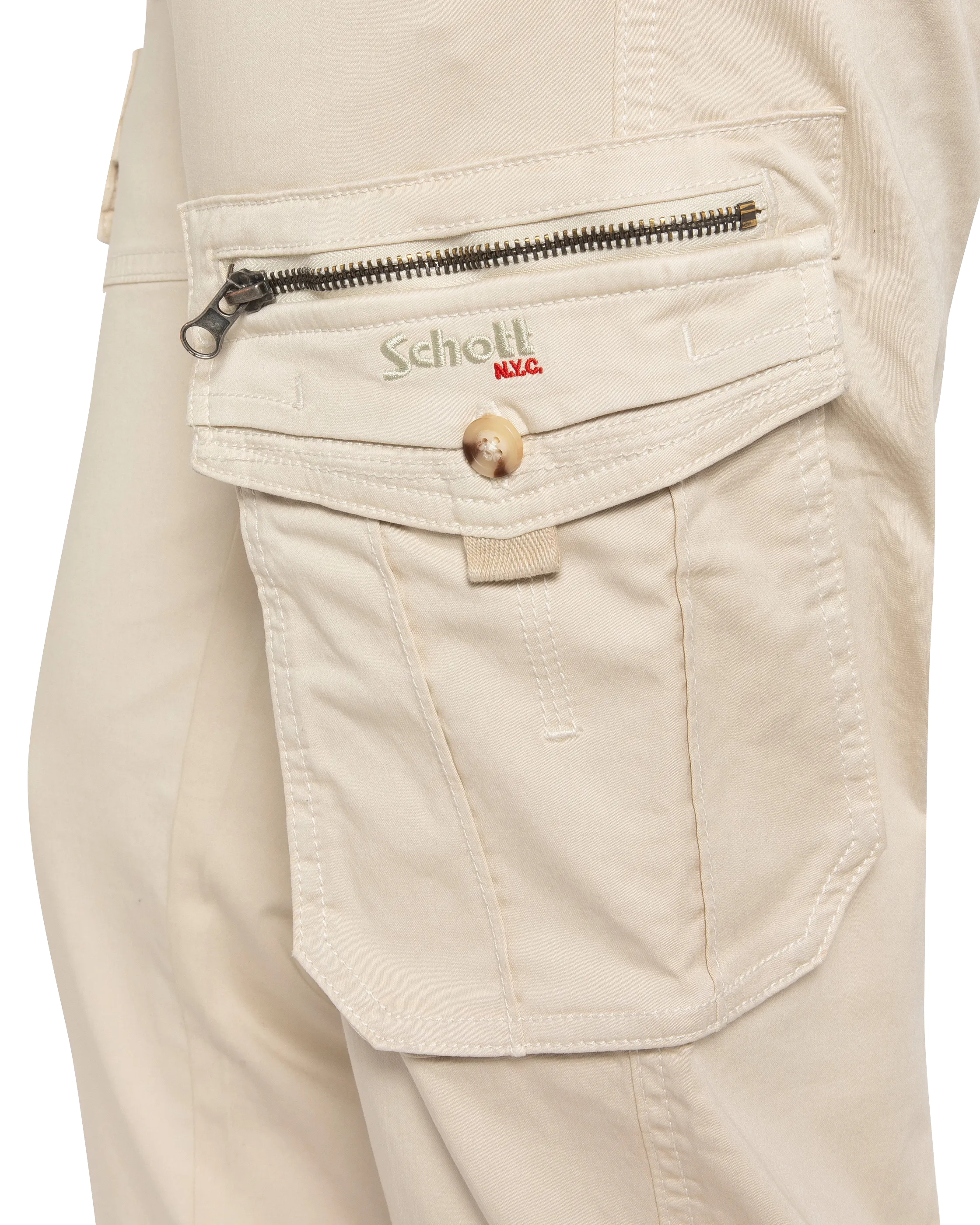 Beige army pants-5