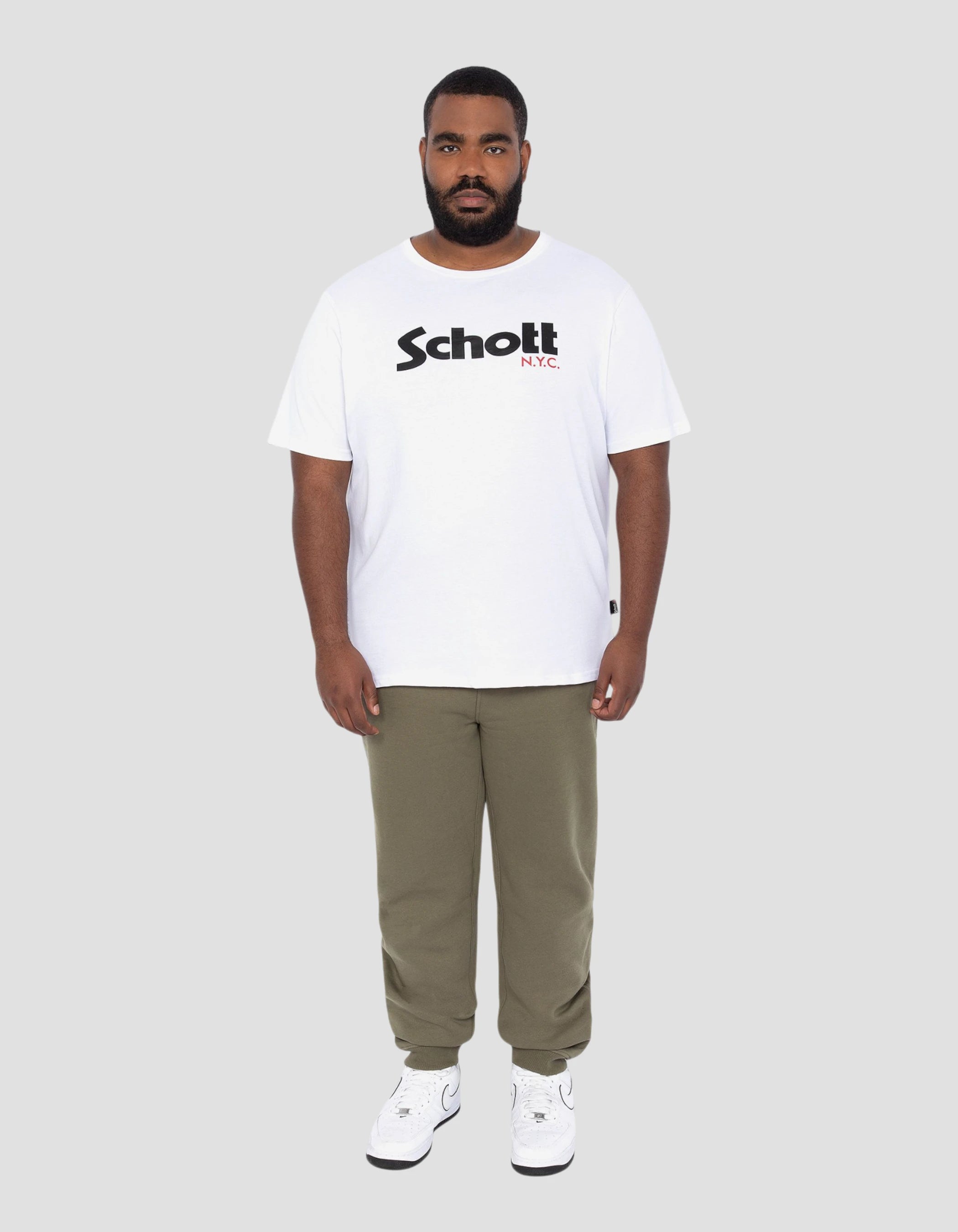 Pantalon de survêtement sage kaki, grande taille-4