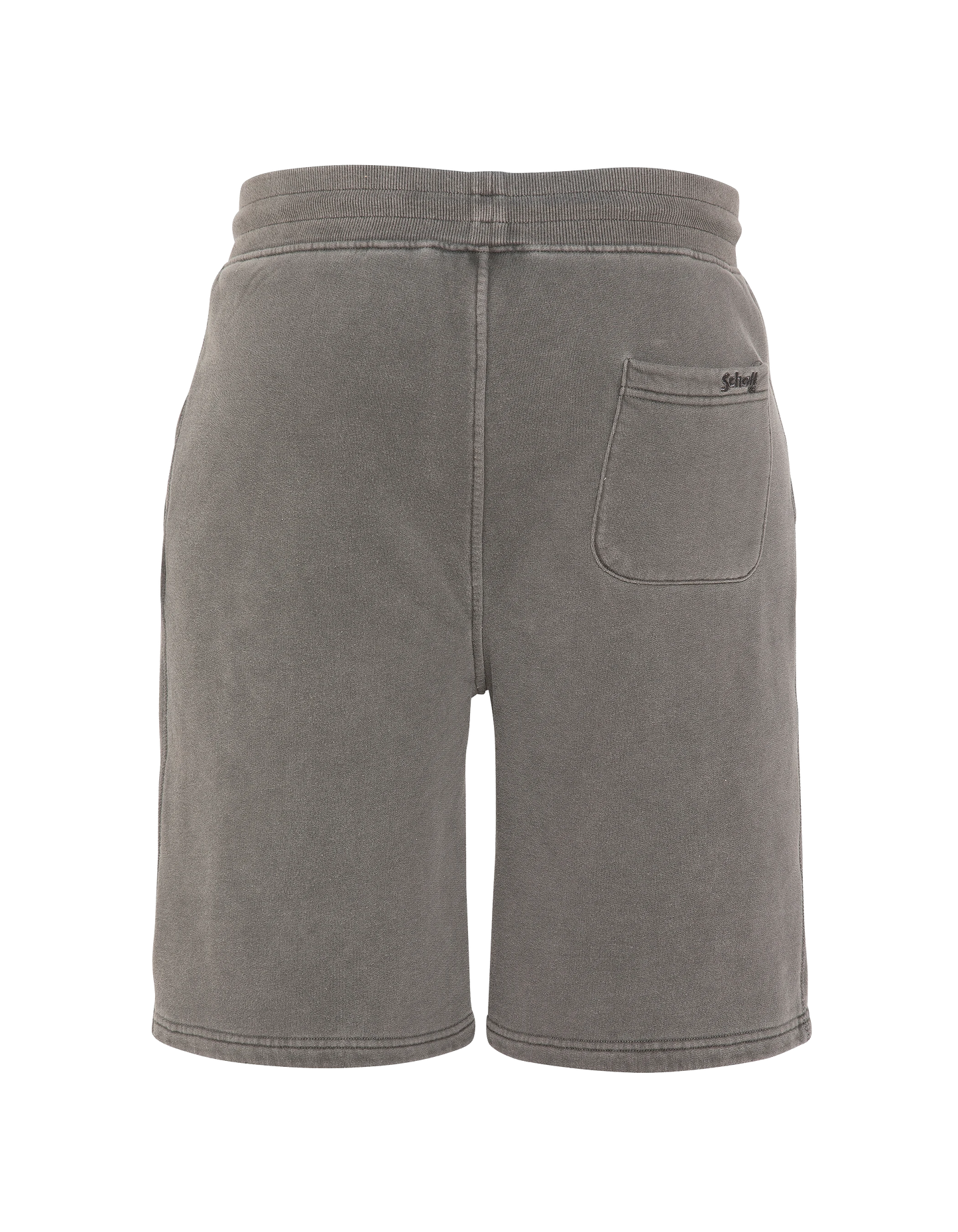 Short de survêtement charbon effet délavé