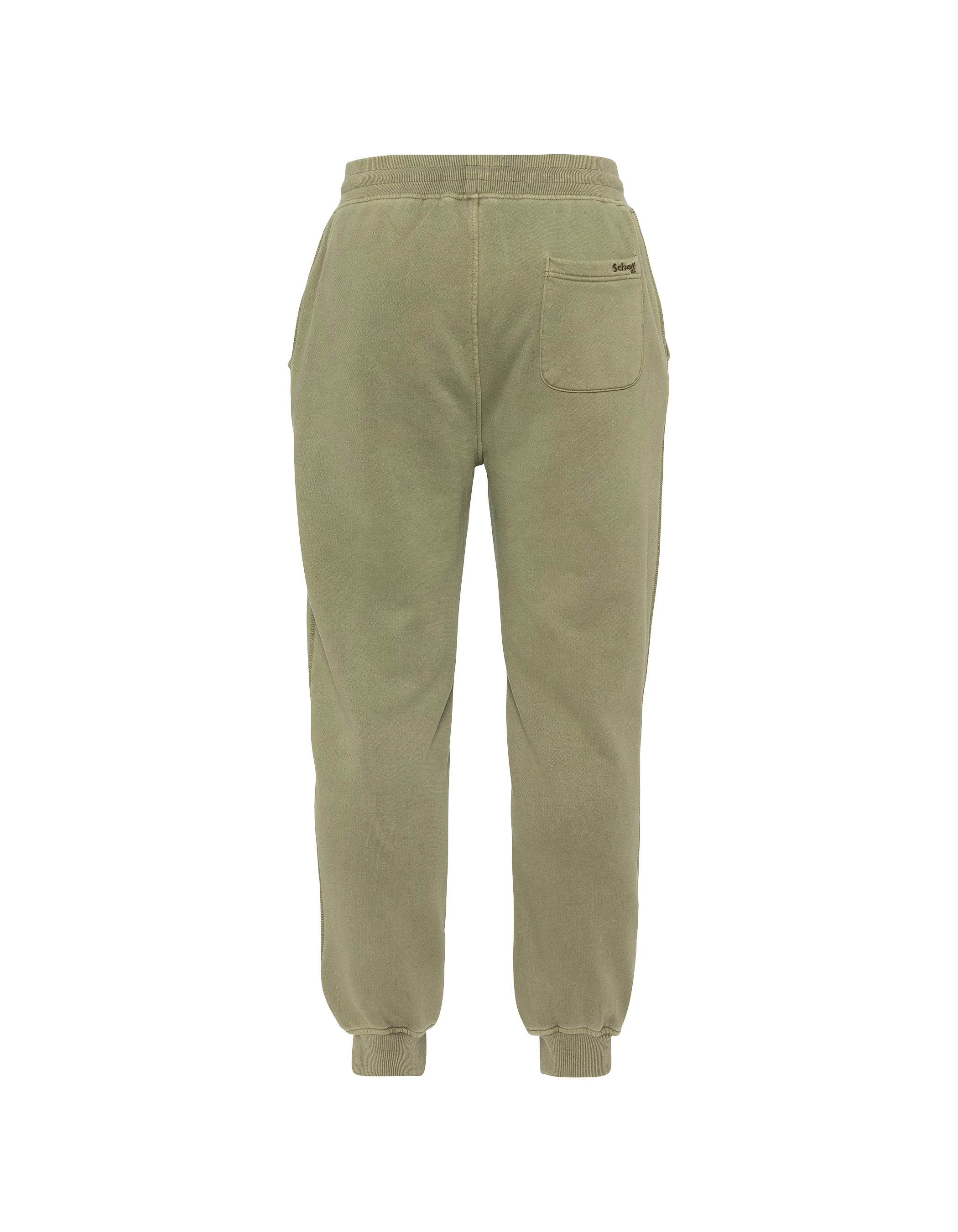 Khaki Tracksuit Hosen, verblasste Effekt-2