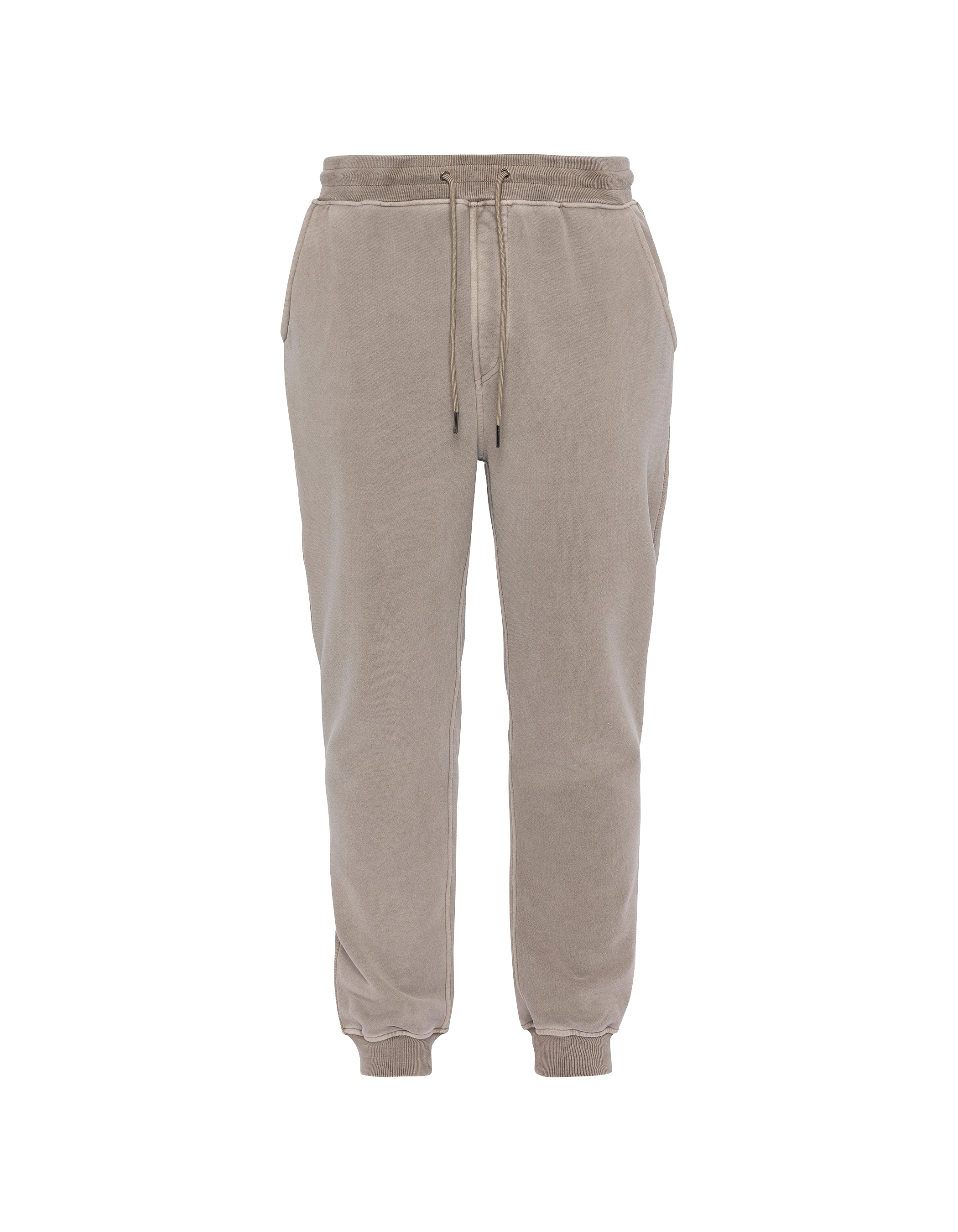 Pantalon de survêtement taupe, effet délavé-2