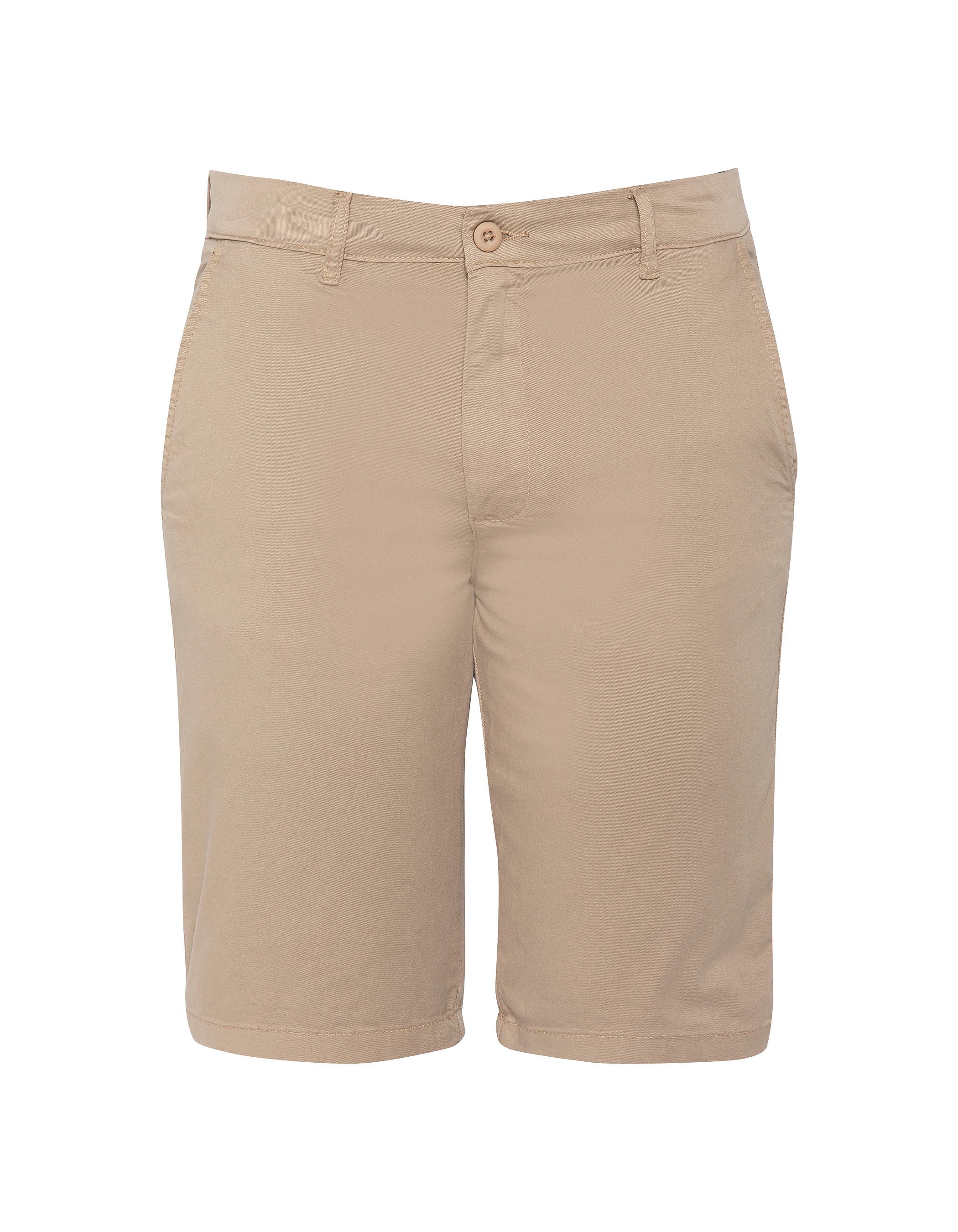 Beige Chino Shorts-1
