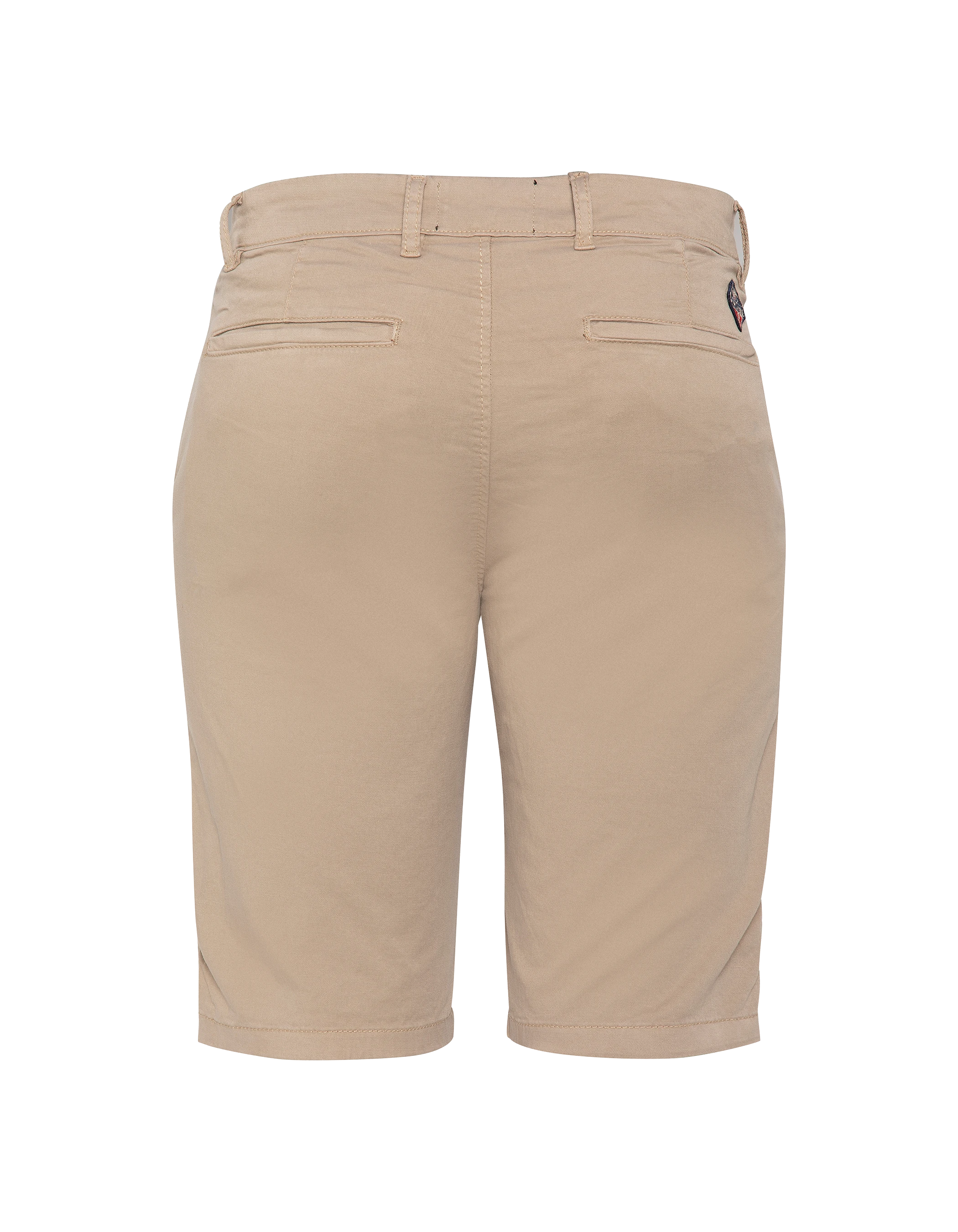 Beige Chino Shorts-2