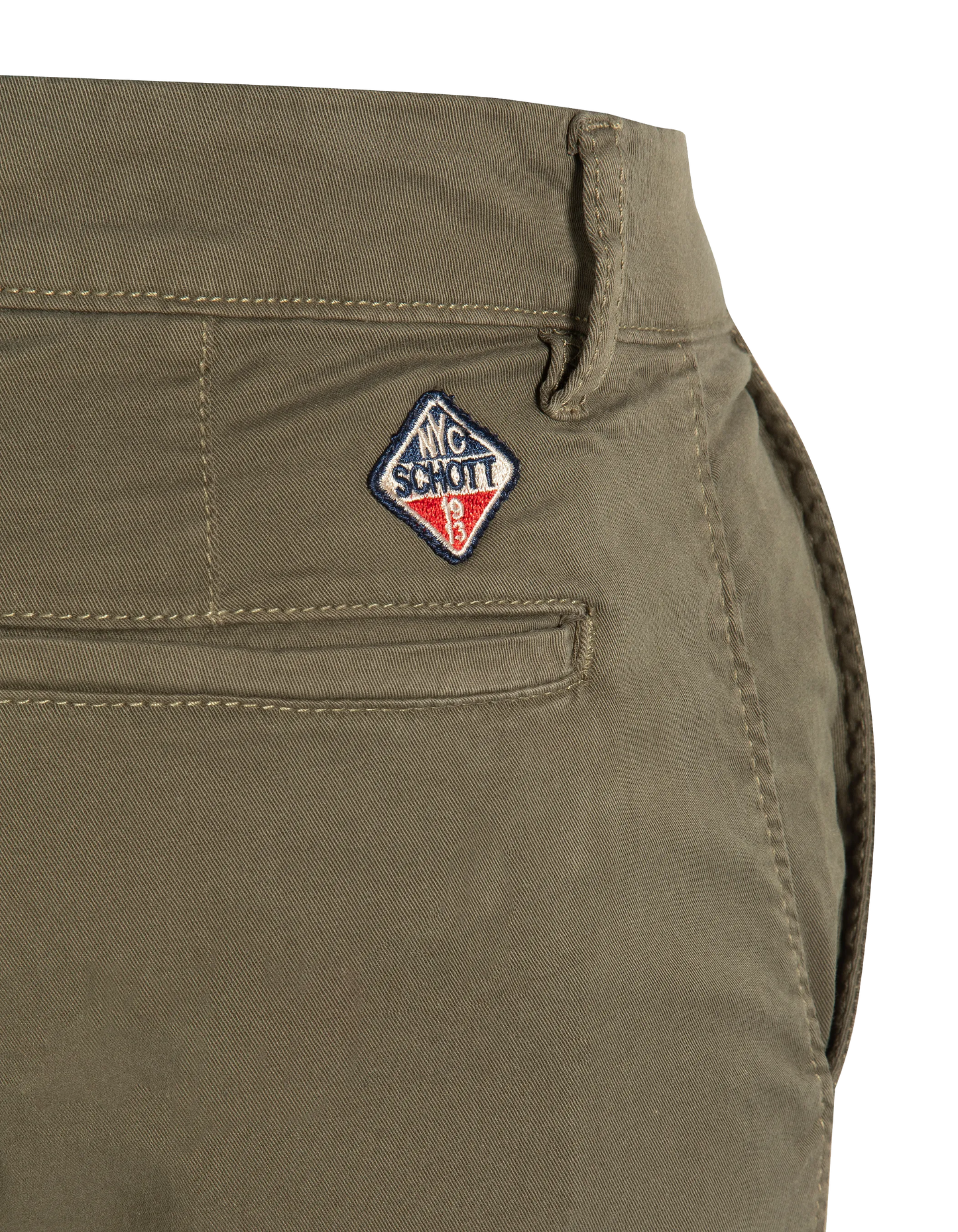 Short chino kaki