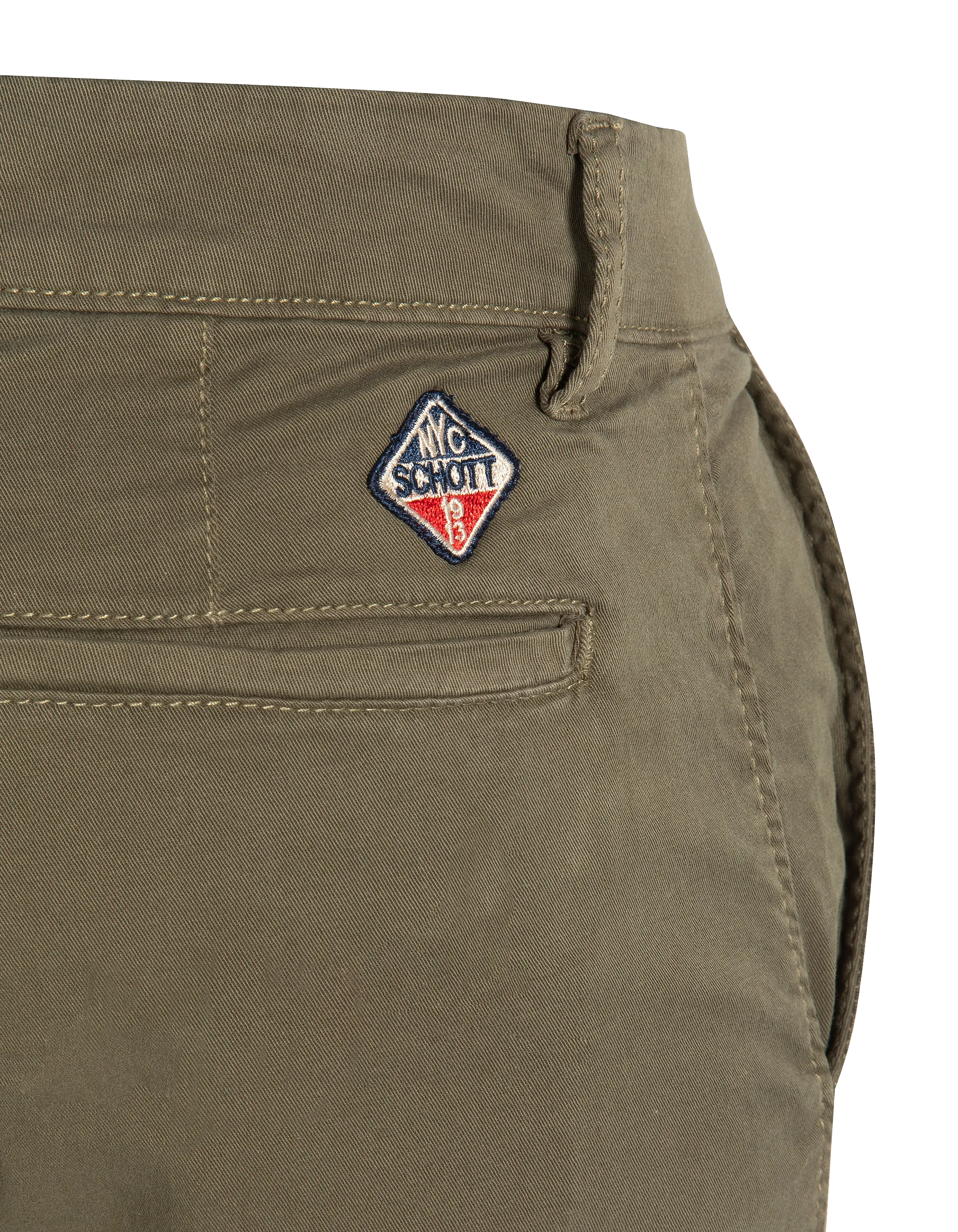 Short chino kaki-5