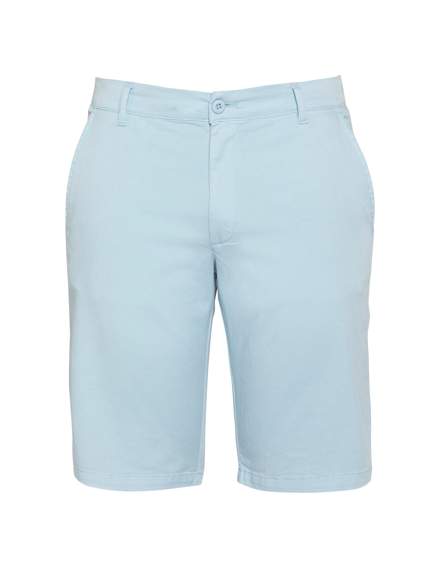 Himmelblaue Chino-Shorts