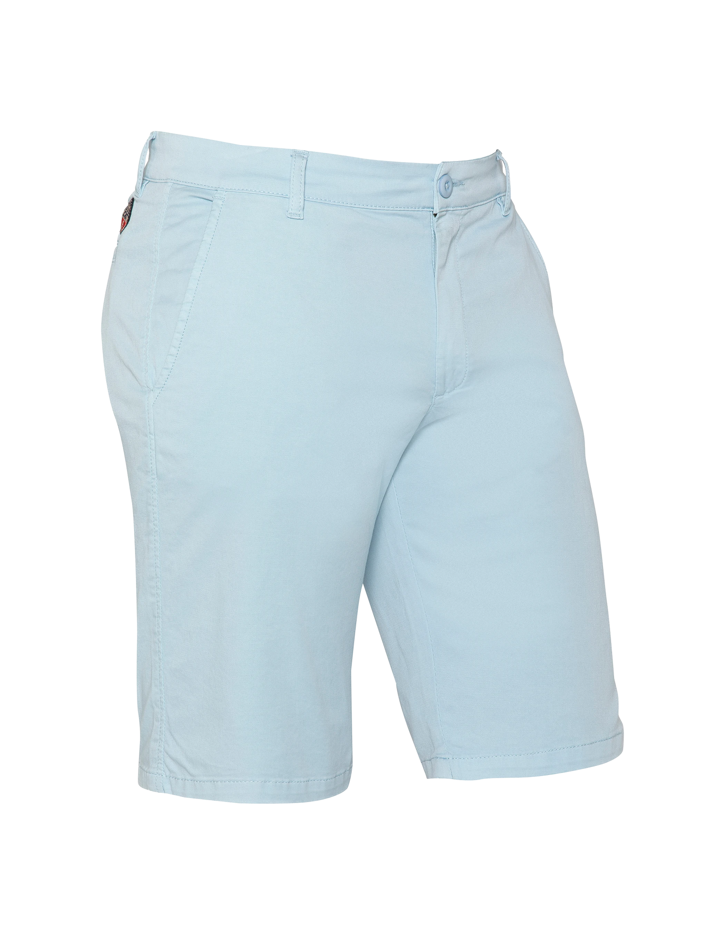 Himmelblaue Chino-Shorts