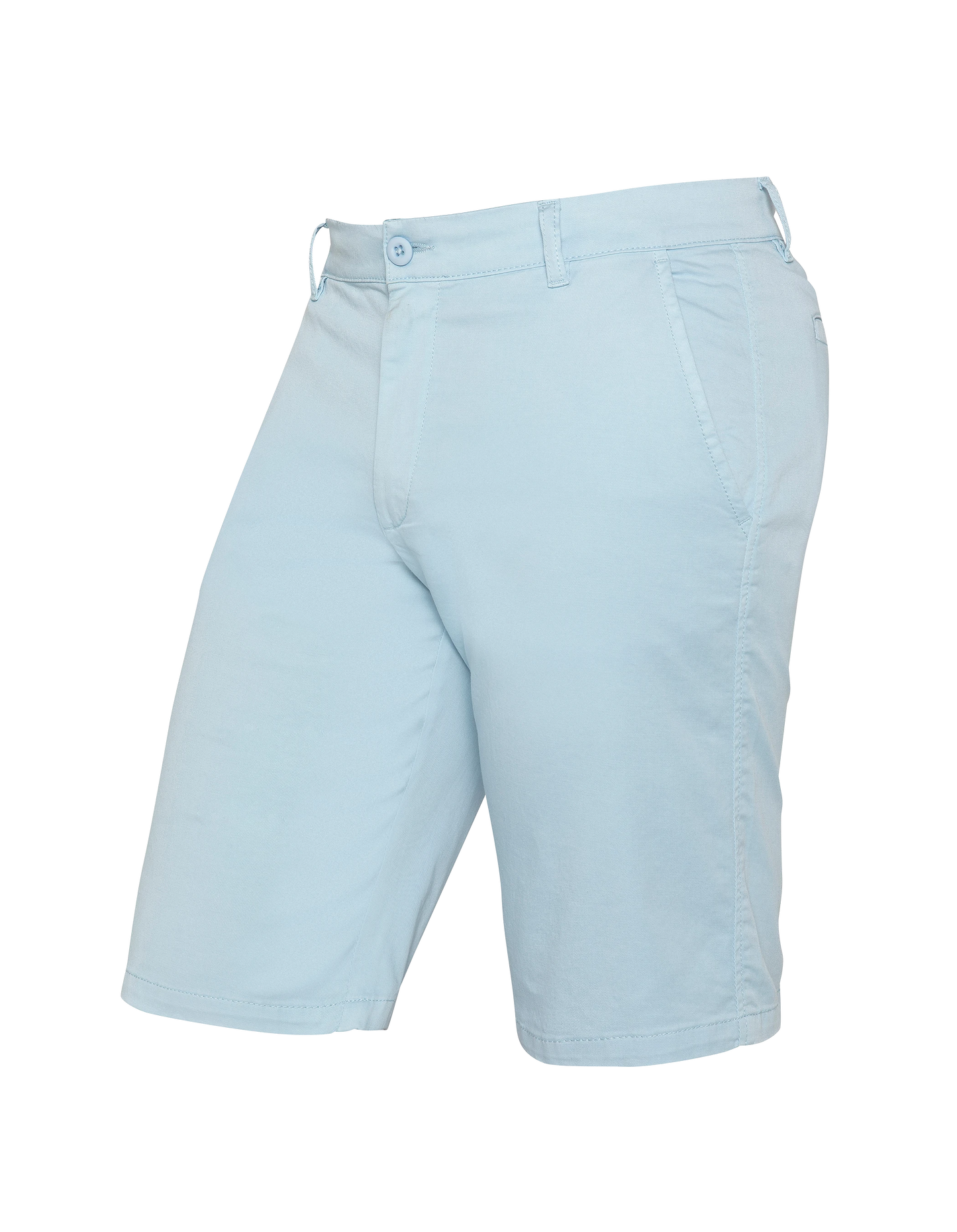 Himmelblaue Chino-Shorts