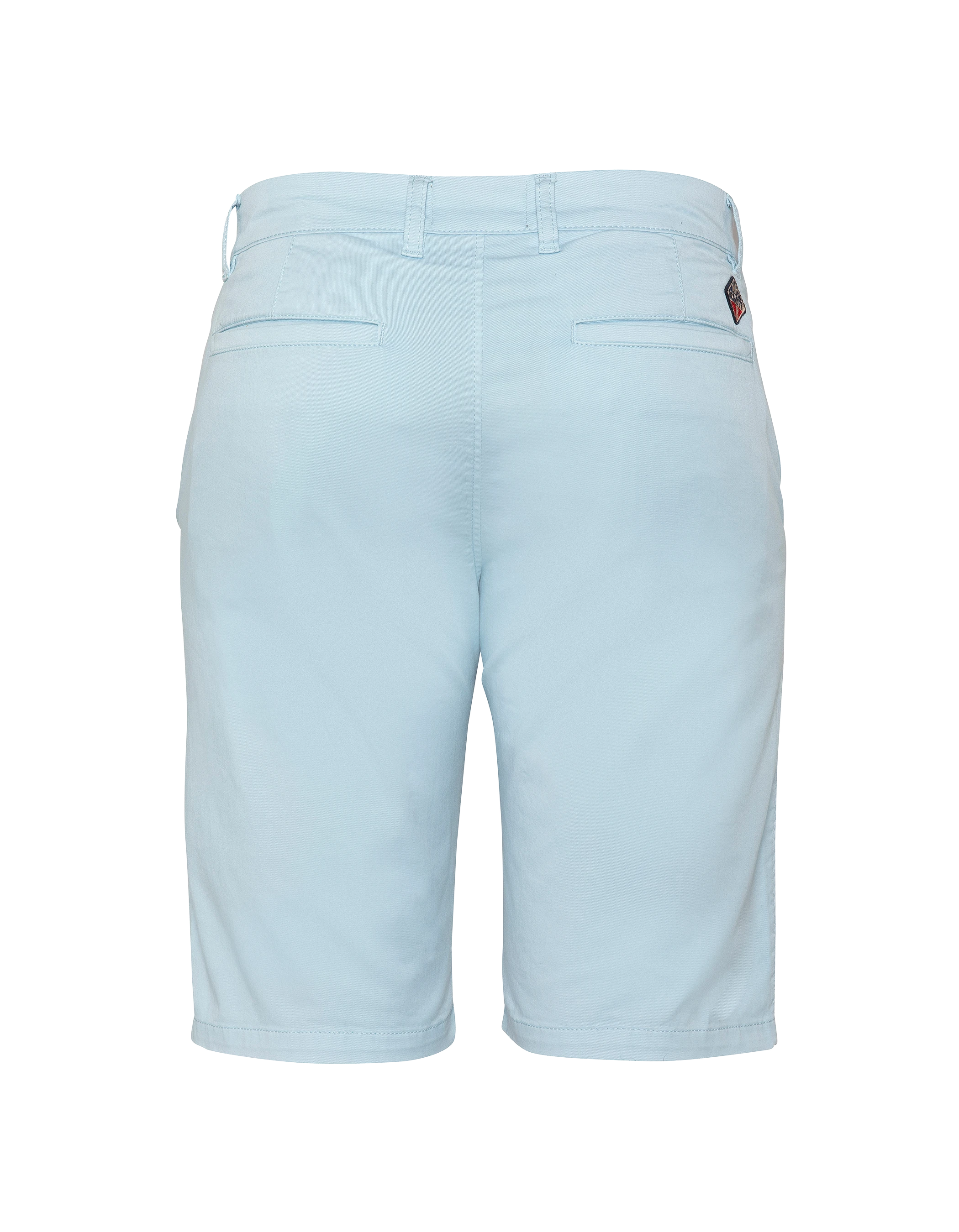 Himmelblaue Chino-Shorts-2
