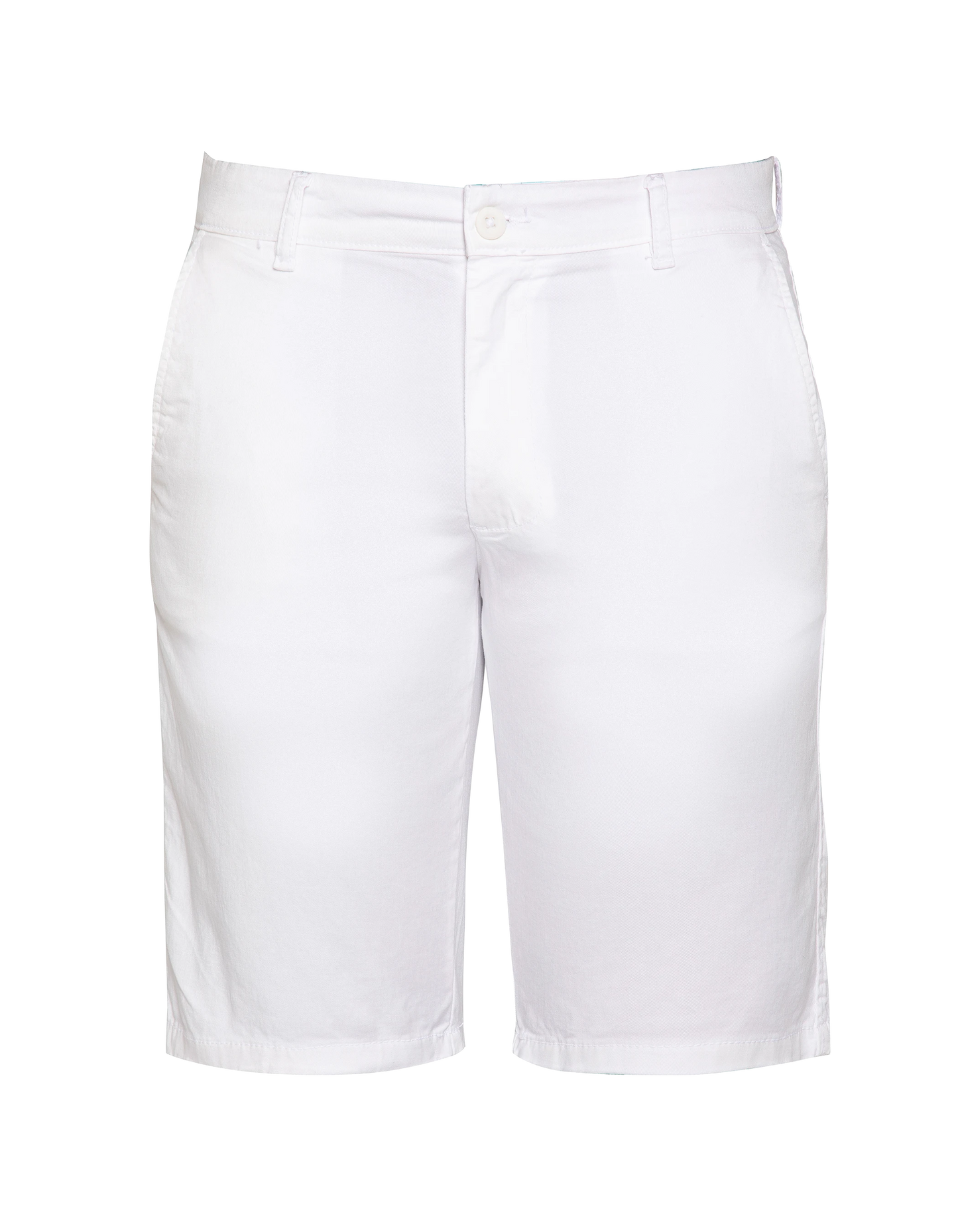 Short chino blanc