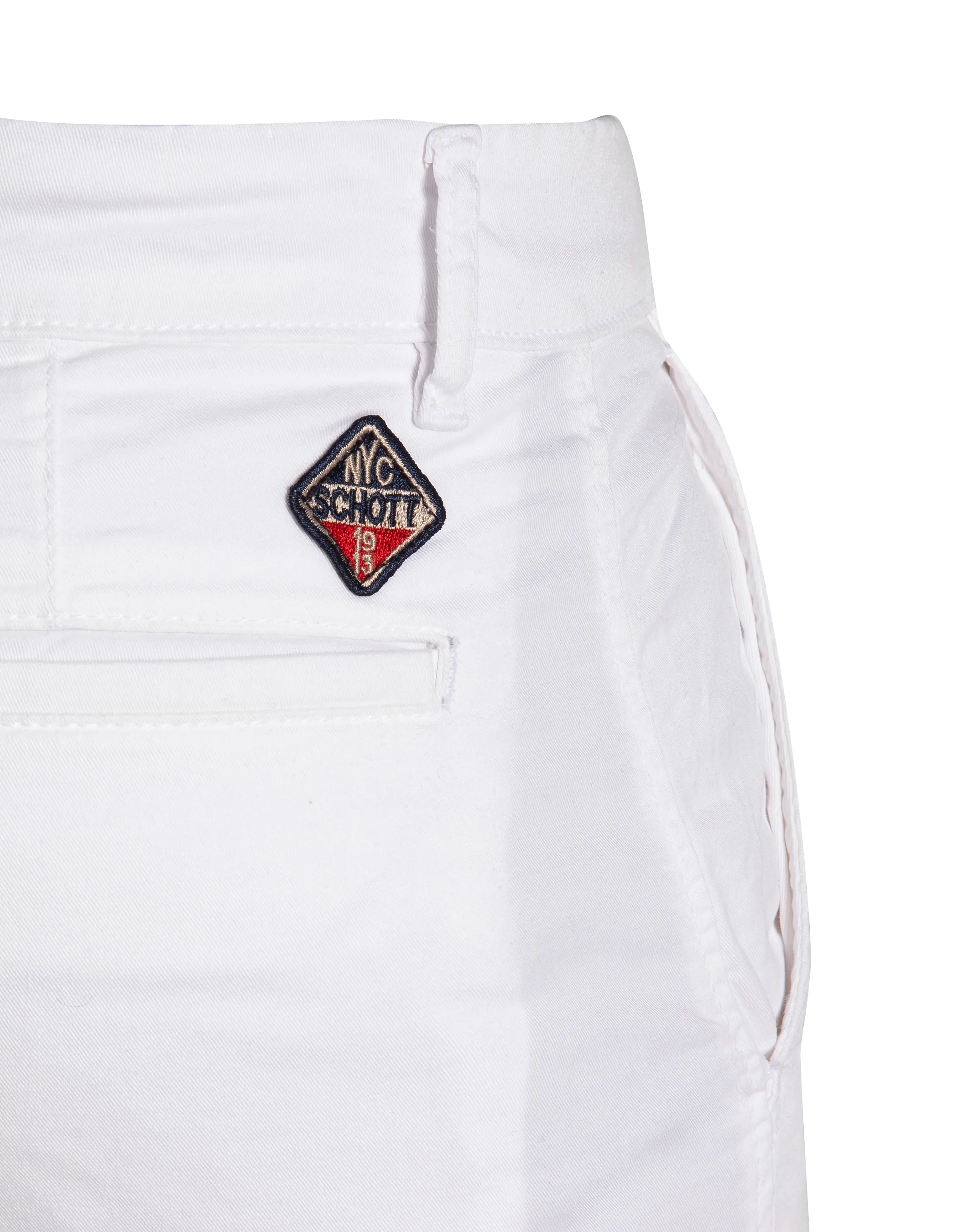 Short chino blanc-5