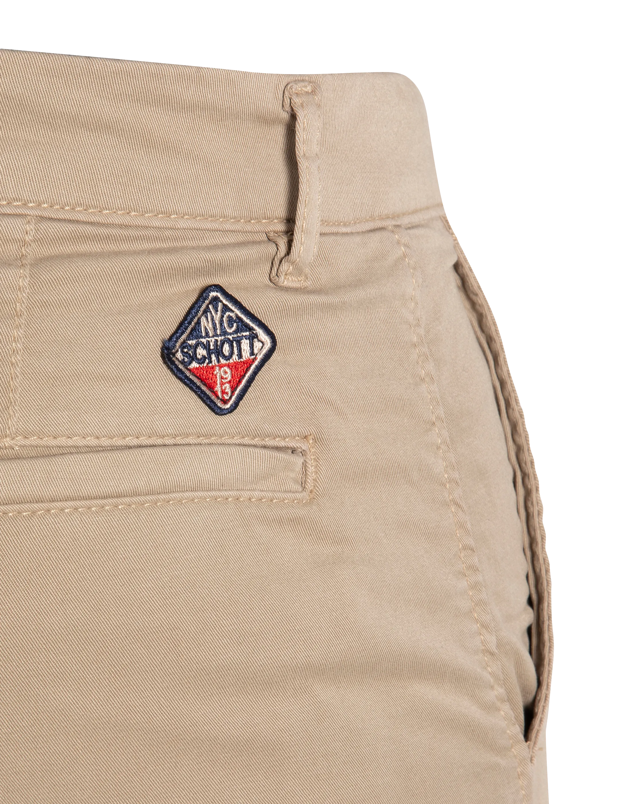 Pantalon chino beige-5