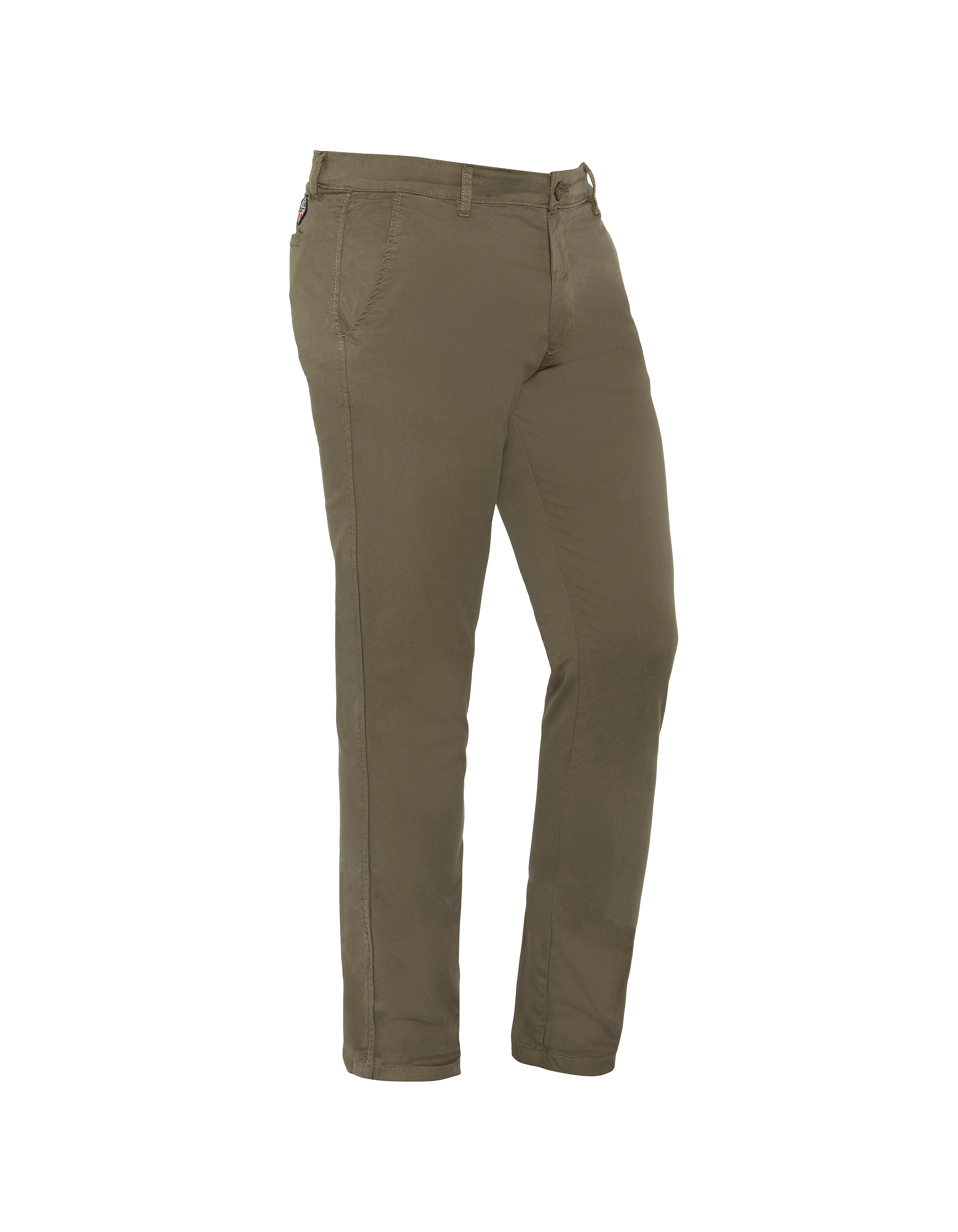 Pantalon chino kaki-3