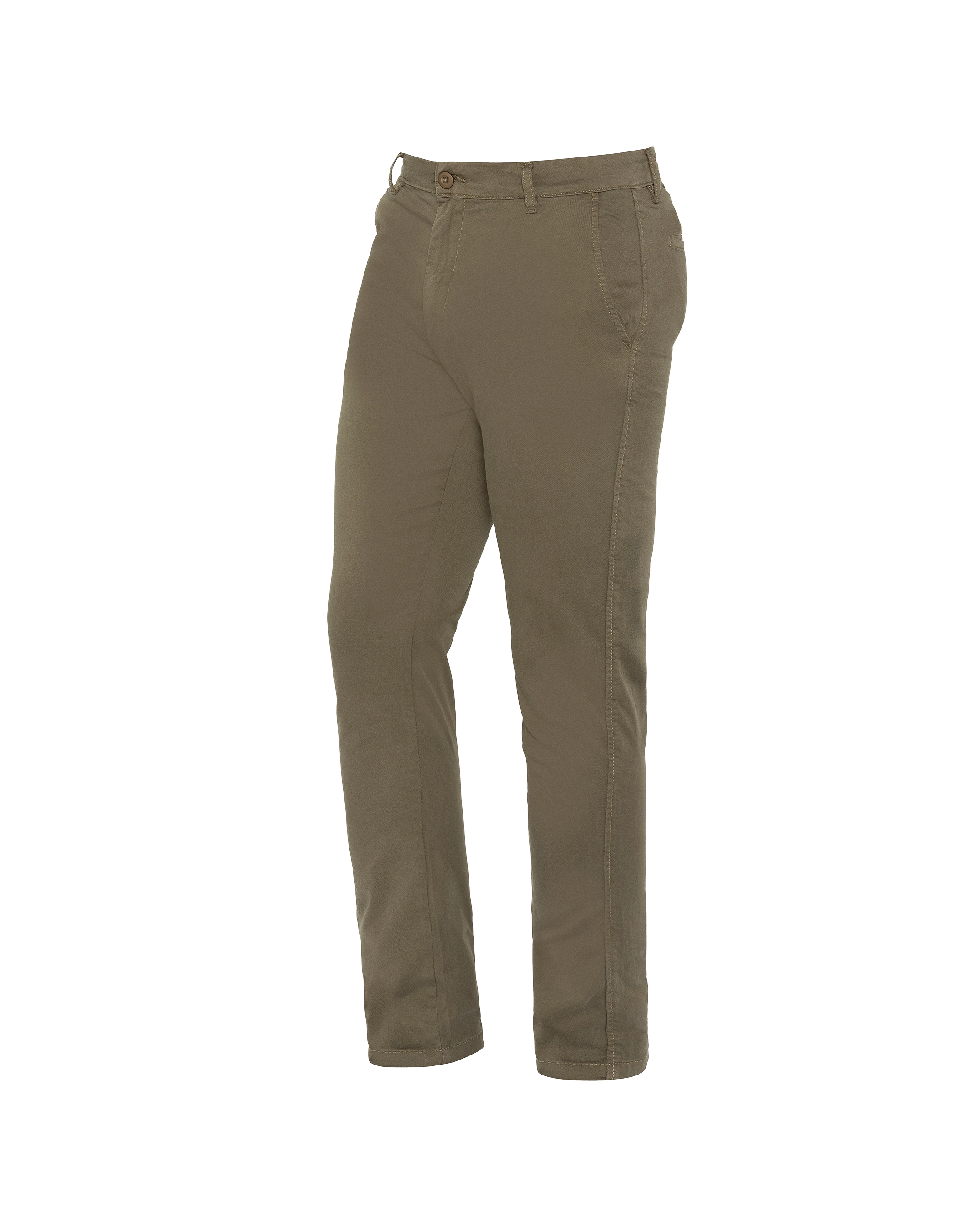 Pantalon chino kaki-4