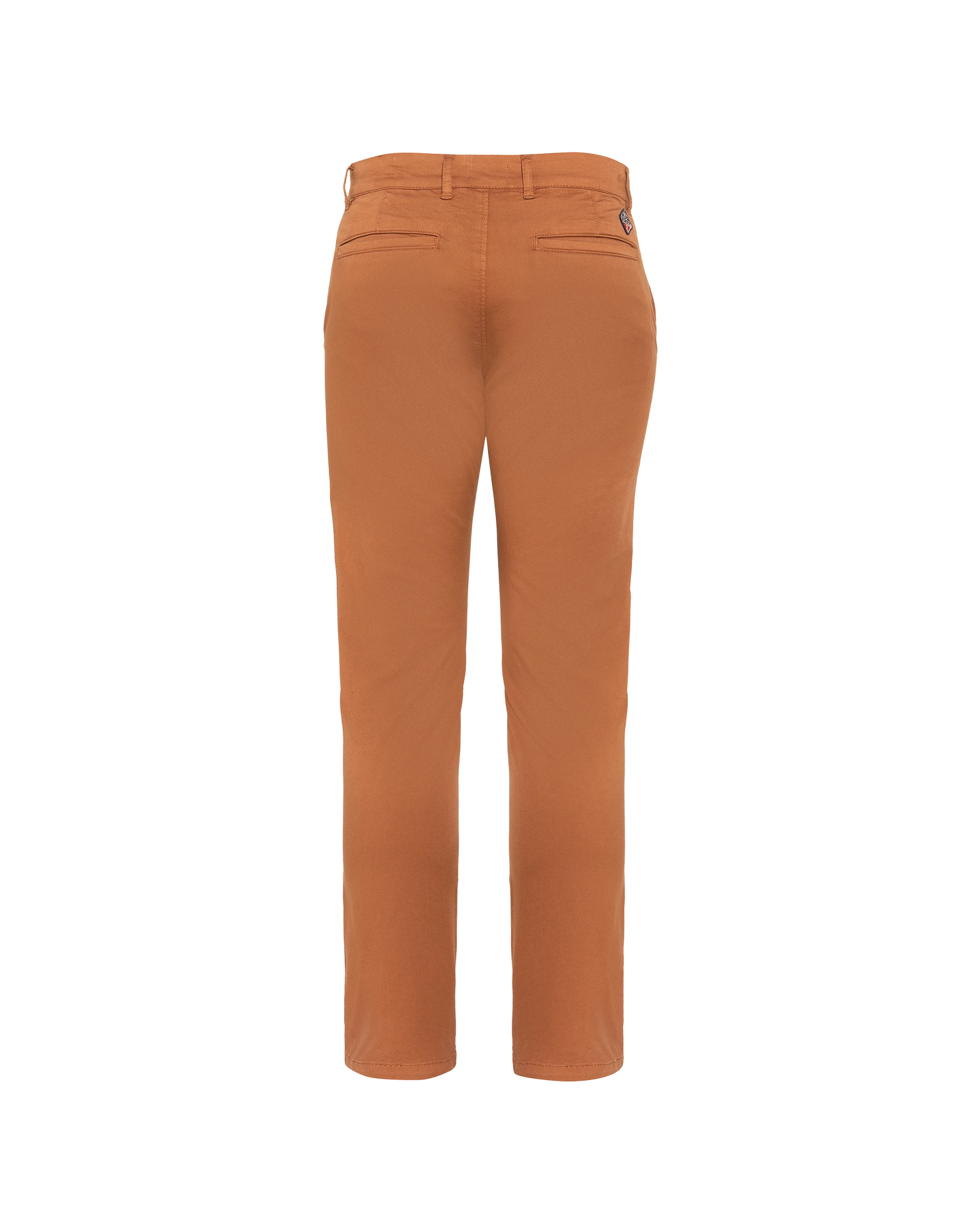Tabakfarbene Chinohose