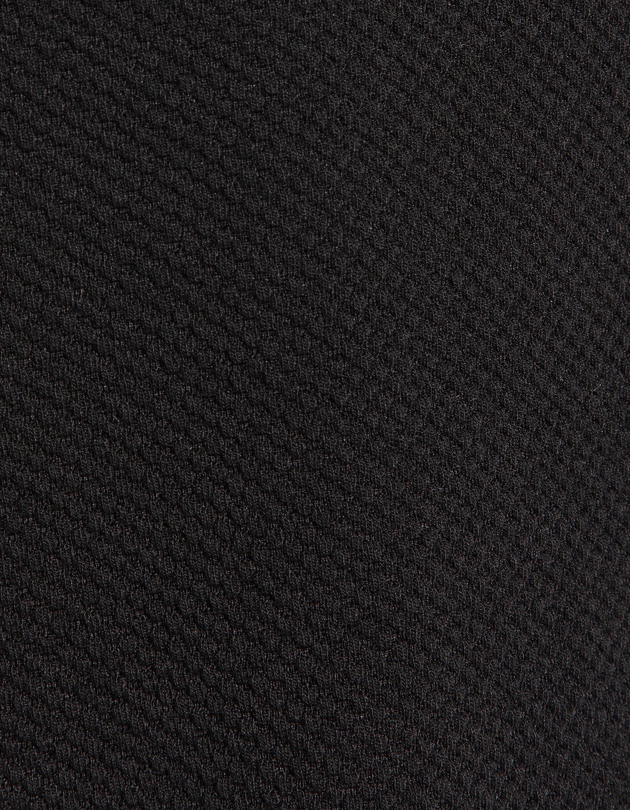 Shorts neri effetto goffrato-5