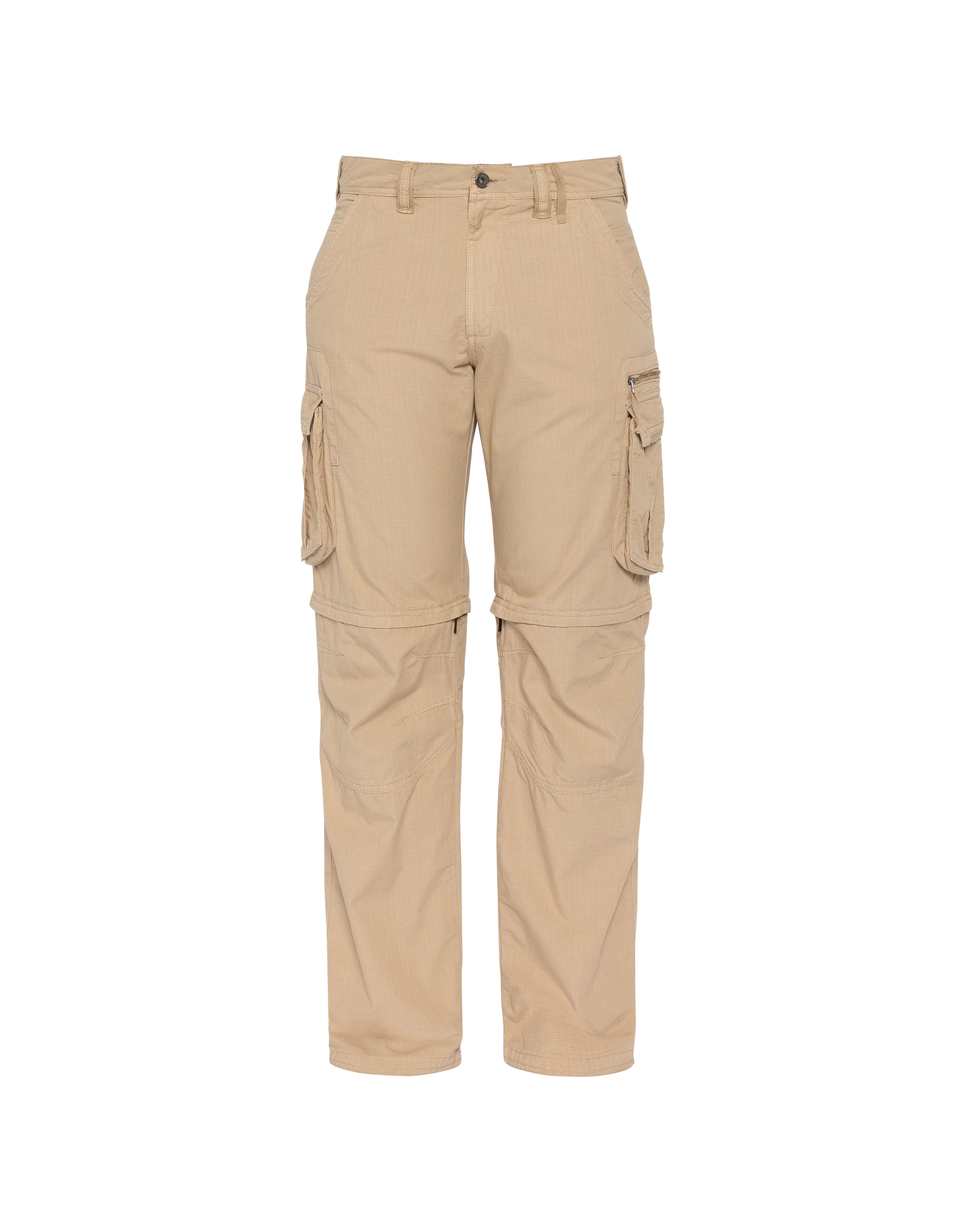Beige 2 in 1 cargo pants