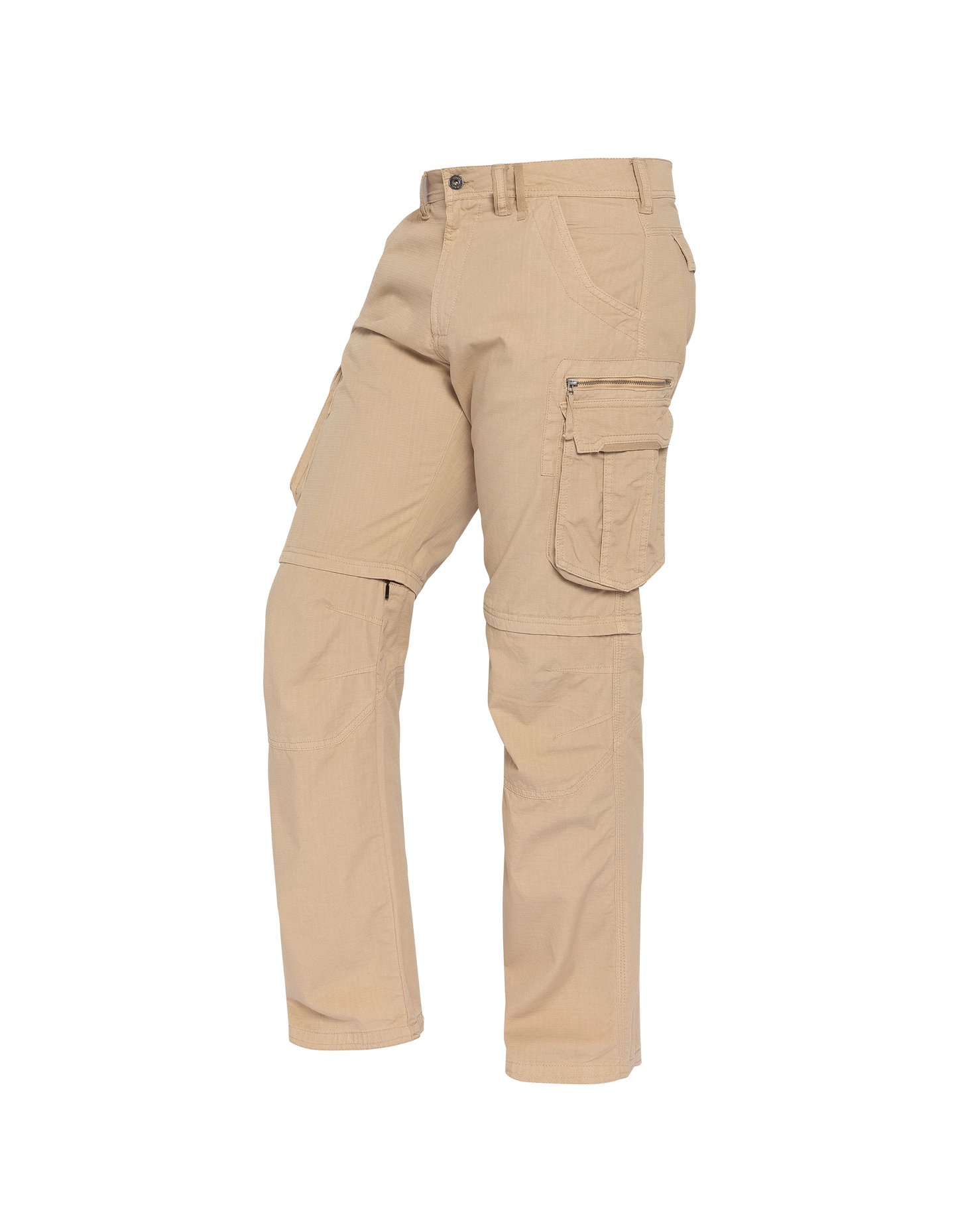 Beige 2 in 1 cargo pants