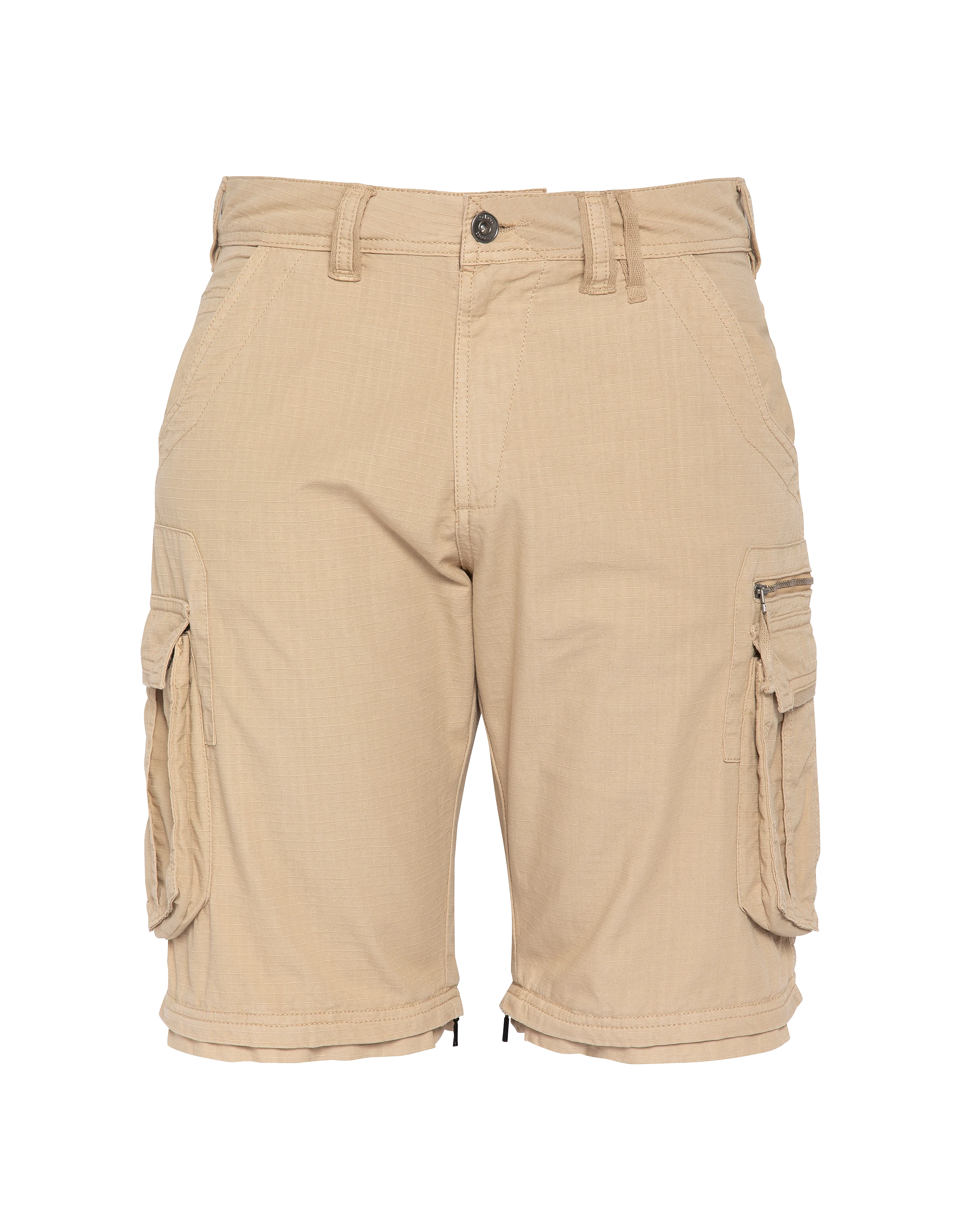 Beige 2 in 1 cargo pants-10