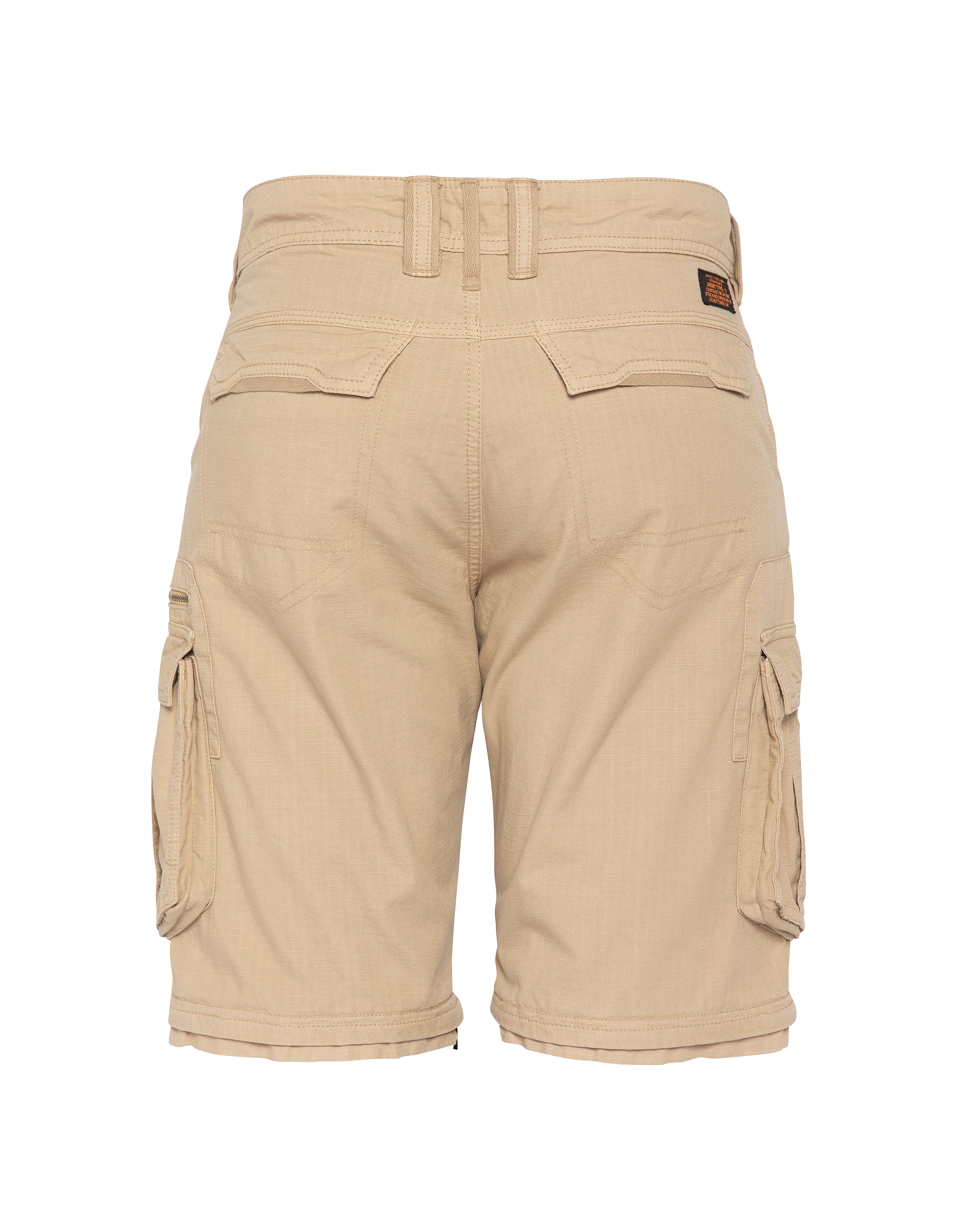 Beige 2 in 1 cargo pants-11