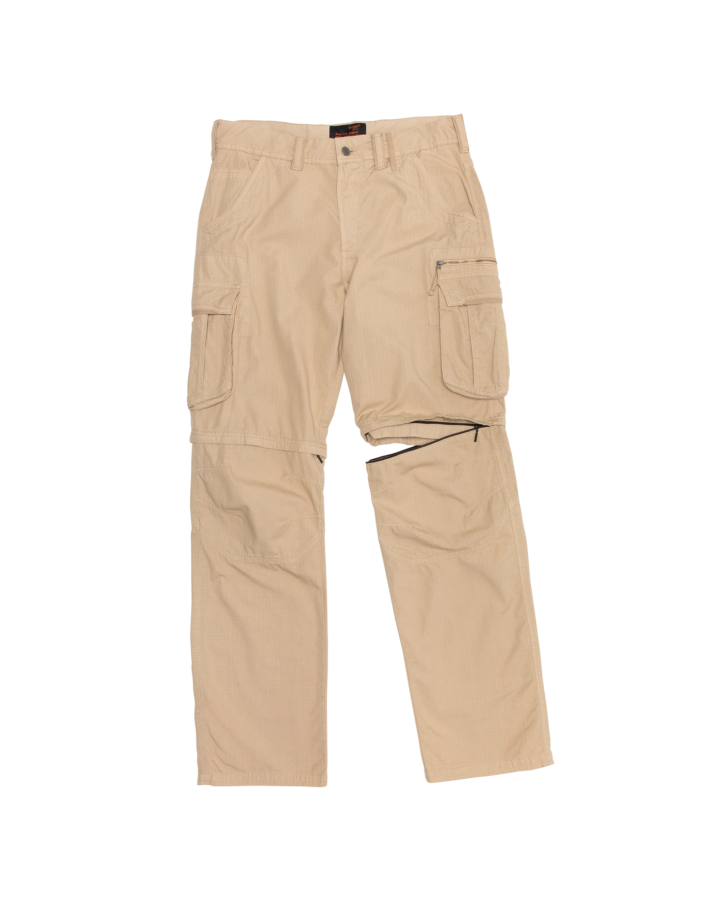 Beige 2 in 1 cargo pants