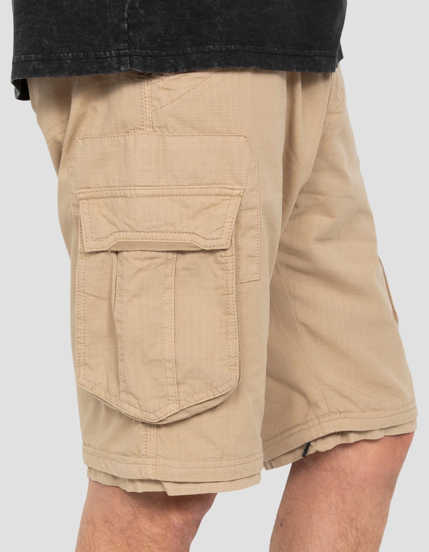 Beige 2 in 1 cargo pants