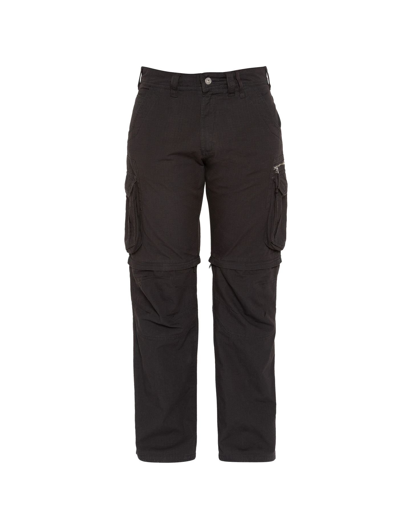 Schwarze 2-in-1-Cargohose