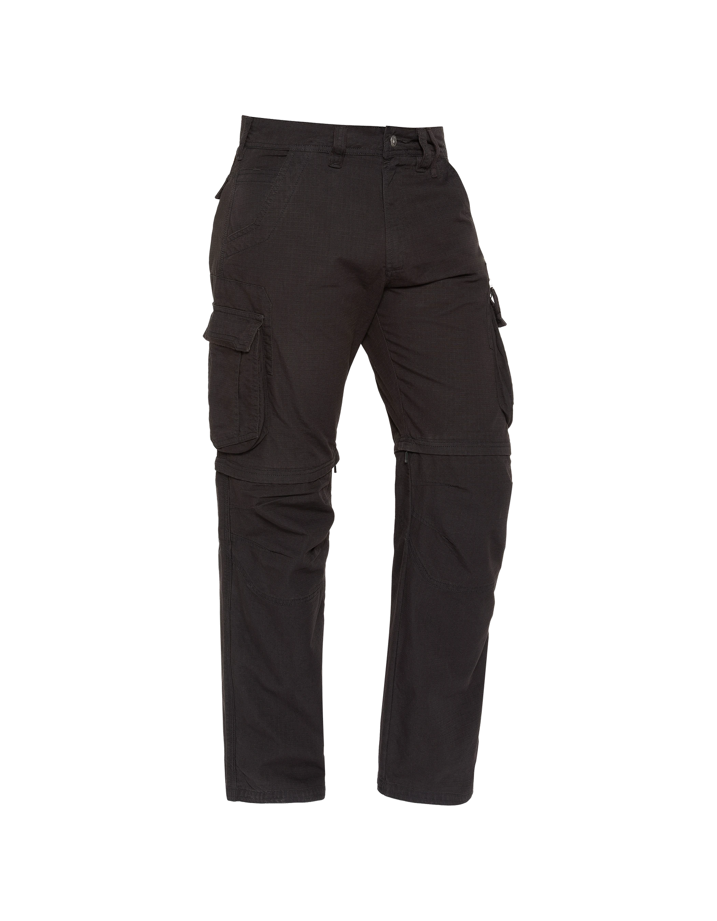 Schwarze 2-in-1-Cargohose