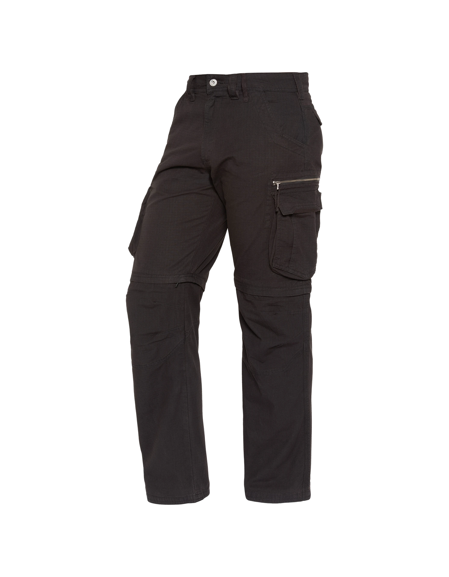 Schwarze 2-in-1-Cargohose