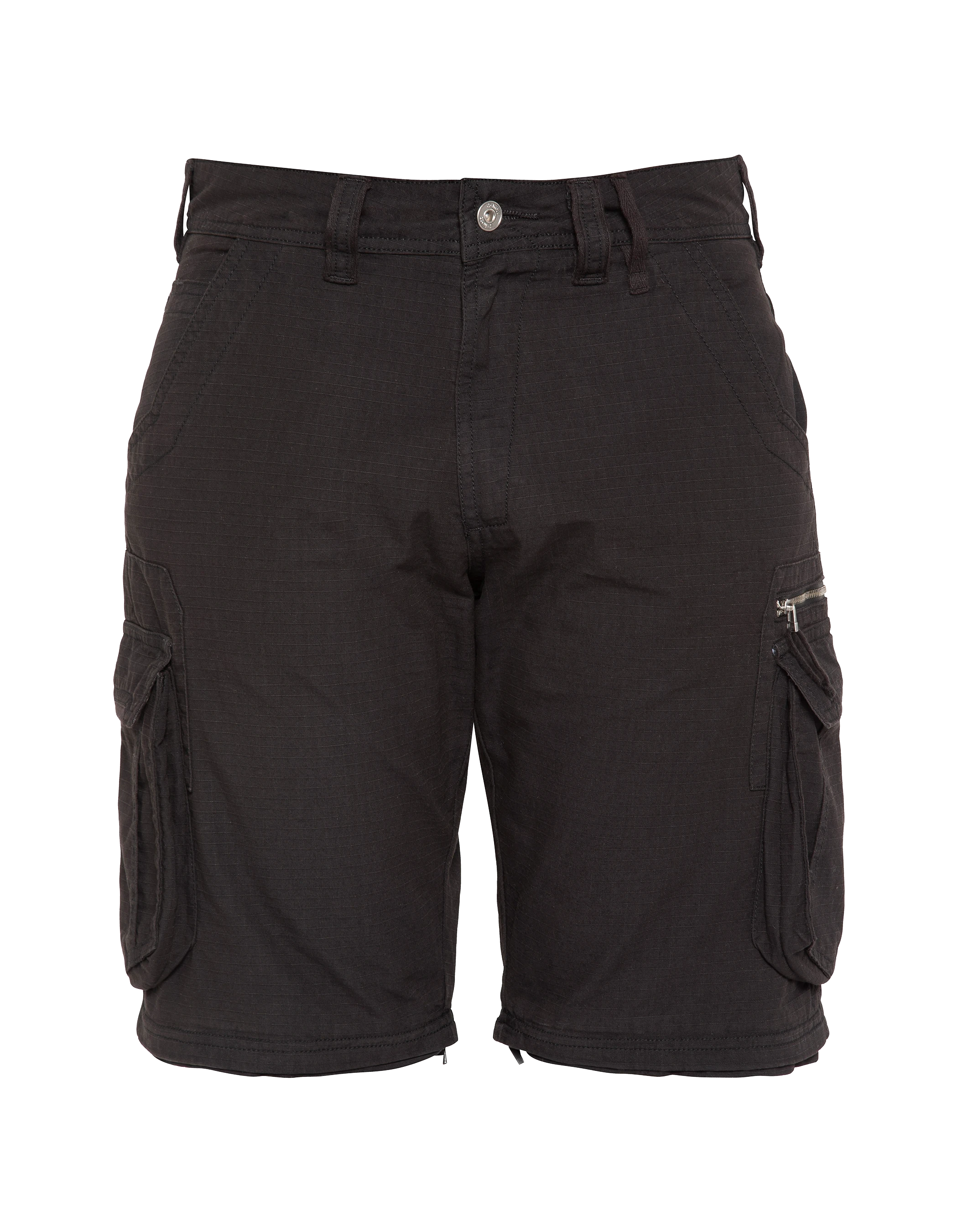 Schwarze 2-in-1-Cargohose-5