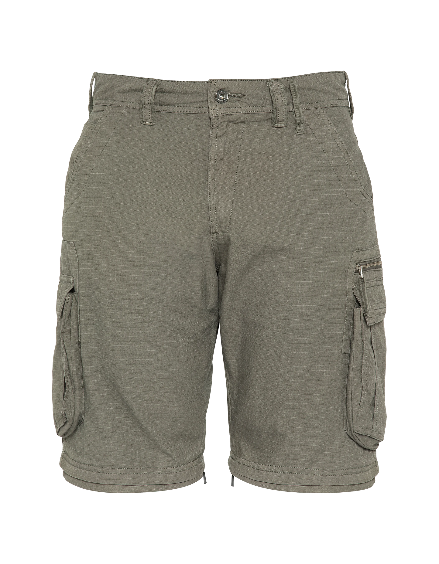 Grey/green 2-in-1 cargo pants