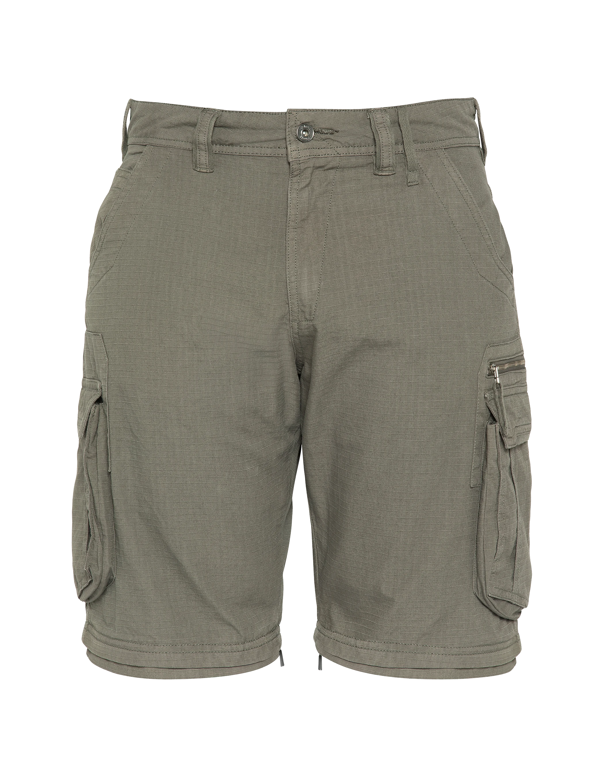 Grey/green 2-in-1 cargo pants-5