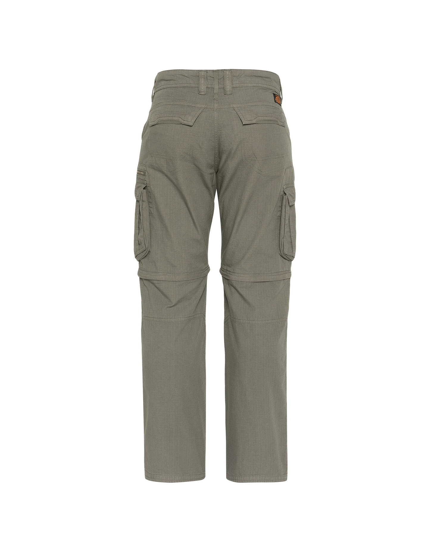 Grey/green 2-in-1 cargo pants