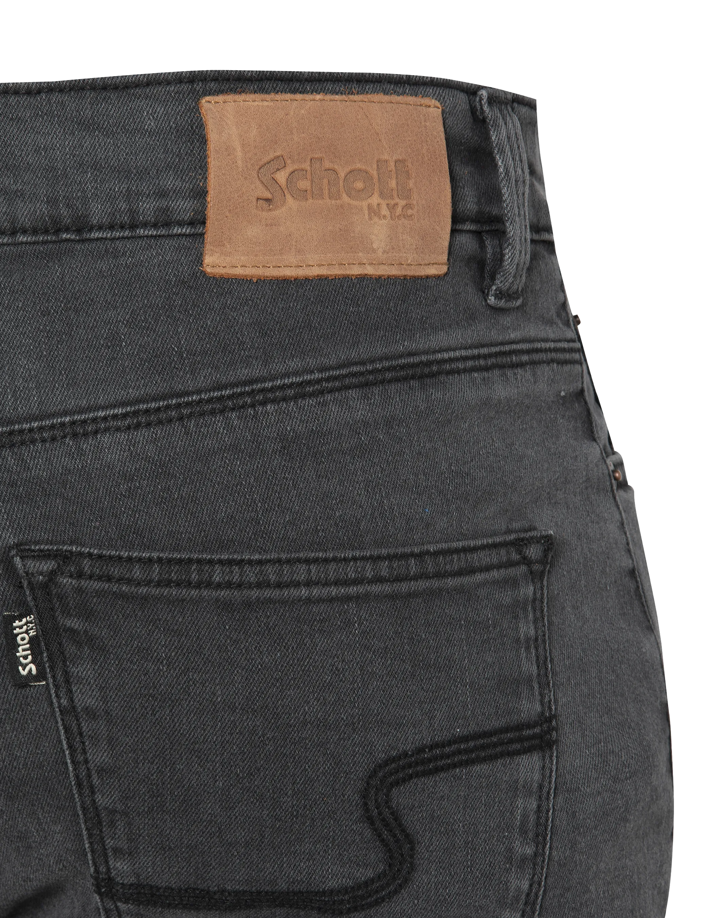 Rechte Jeans L32 Grau