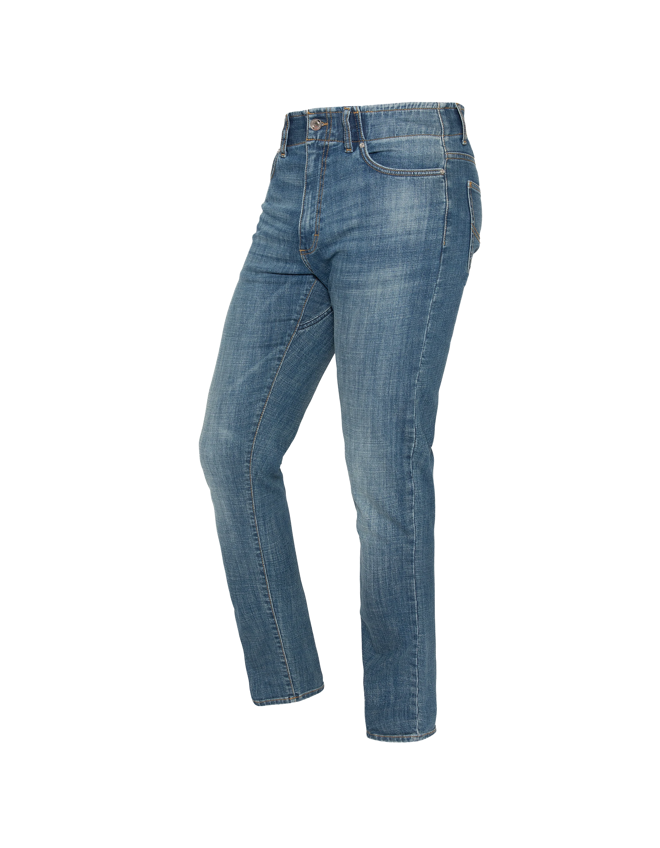Jean bleu délavé-4